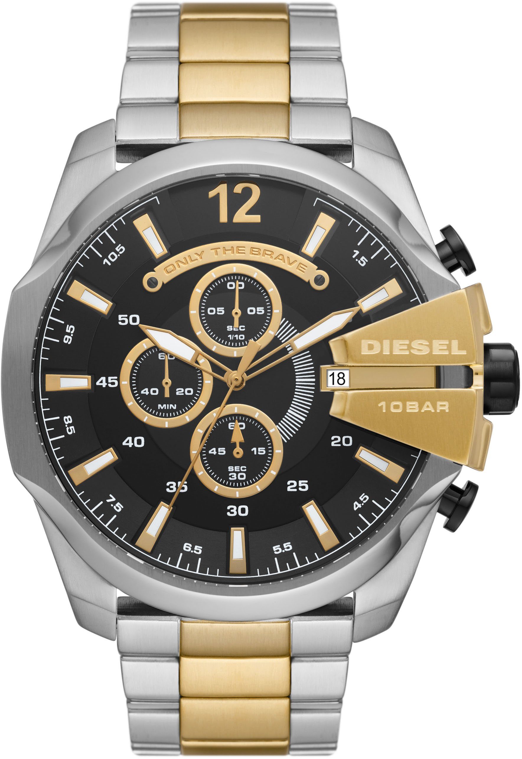 Diesel Chronograph MEGA CHIEF DZ4581, Quarzuhr, Armbanduhr, Herrenuhr, Stop günstig online kaufen