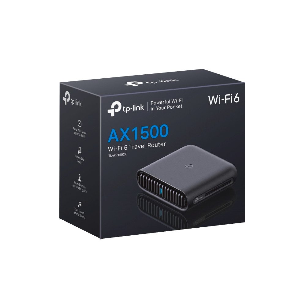 tp-link TL-WR1502X Mobiler Router, Reise-Router im Taschenformat