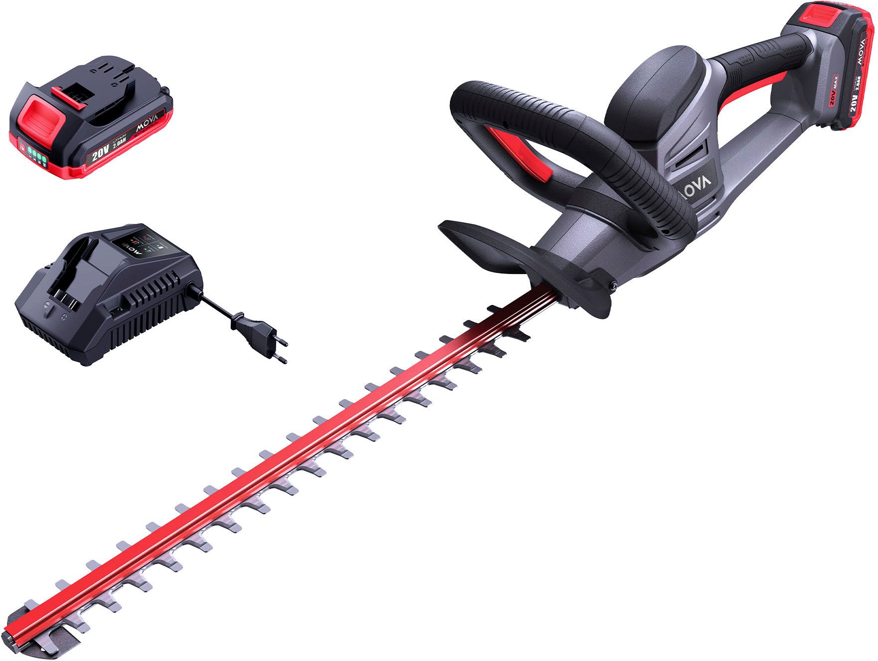 Mova Akku-Heckenschere Hedge Trimmer GH221, bis 0,0467 m Arbeitshöhe, (1 St)