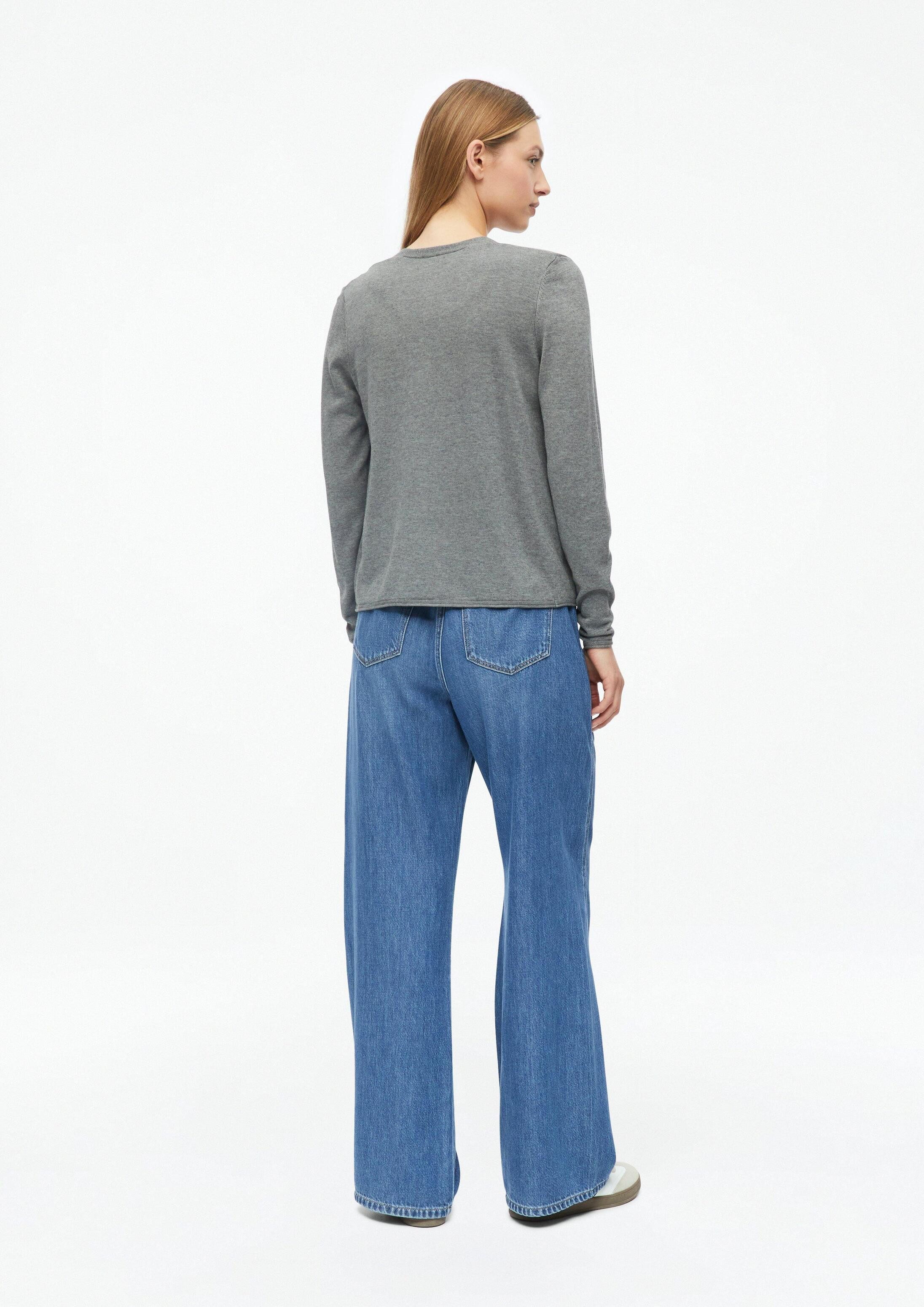 s.Oliver Cardigan Strickjacke Weicher Feinstrick-Cardigan mit Rollkanten