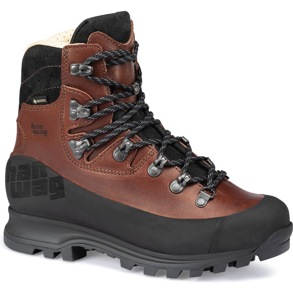 Hanwag Alaska Pro Lady GTX Hikingschuh Hochwertiger Damen-Trekkingstiefel aus Leder mit winddichter