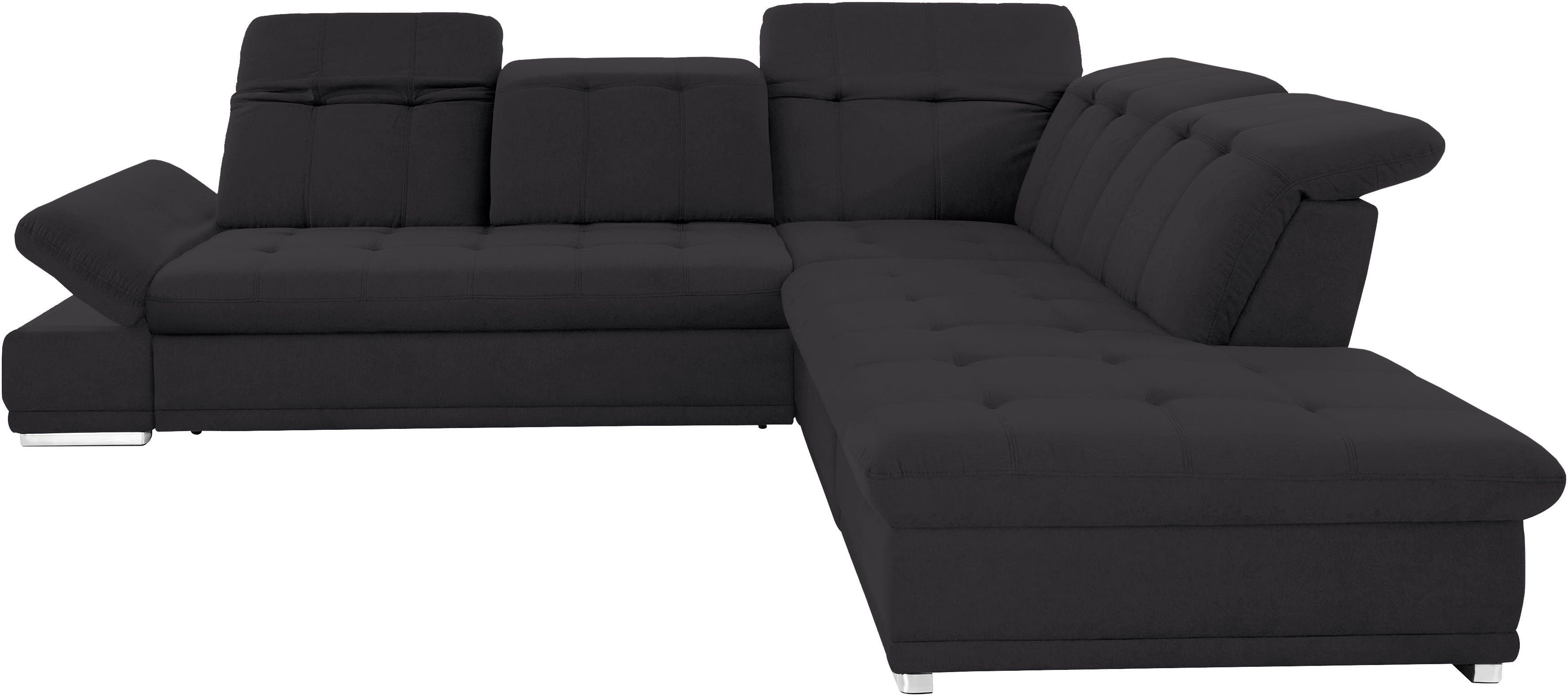 COTTA Ecksofa "Holiday L-Form mit Sitztiefen-, Armteil- und Kopfteilverstel günstig online kaufen