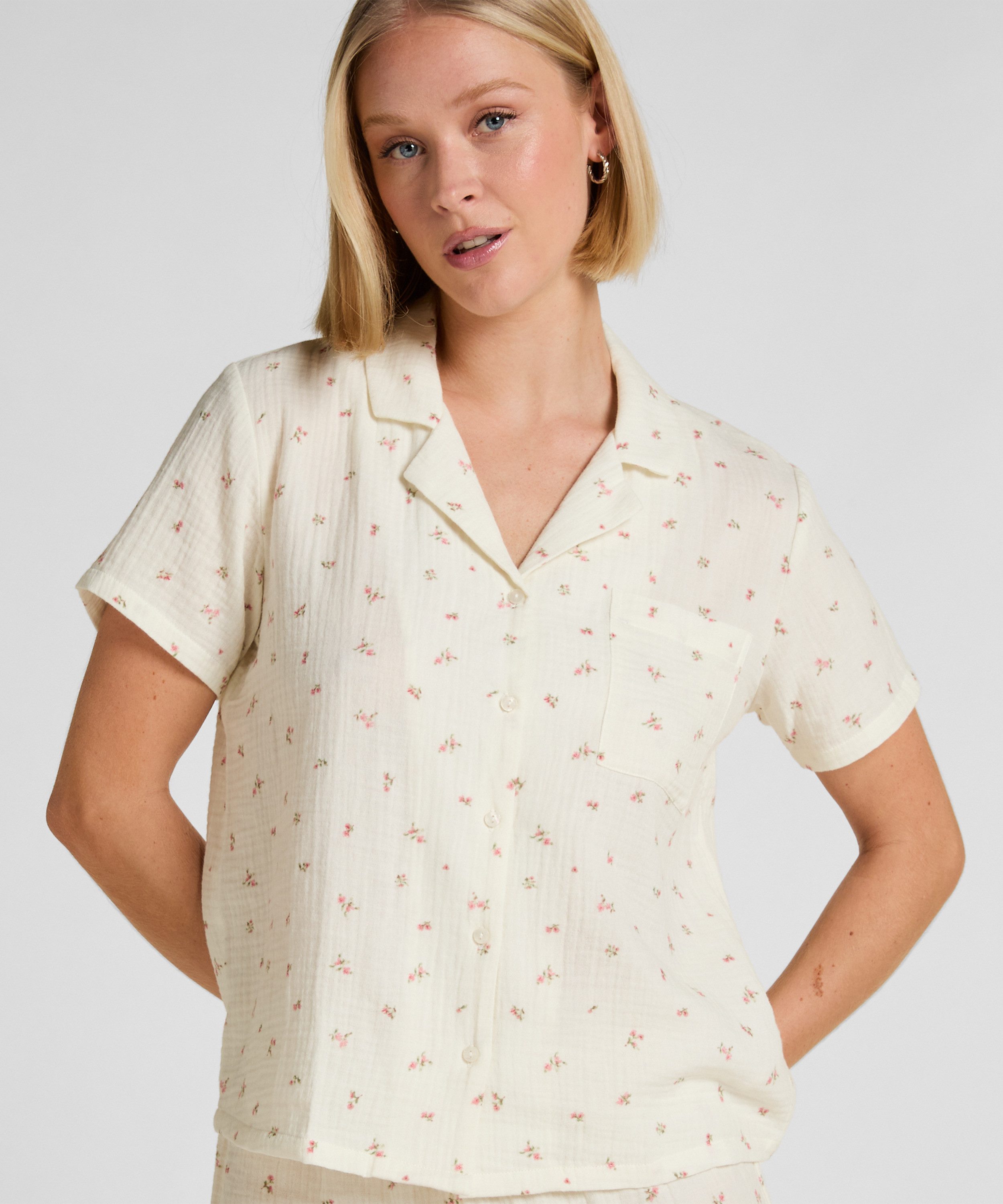 Hunkemöller Pyjama Musselin-Jacke