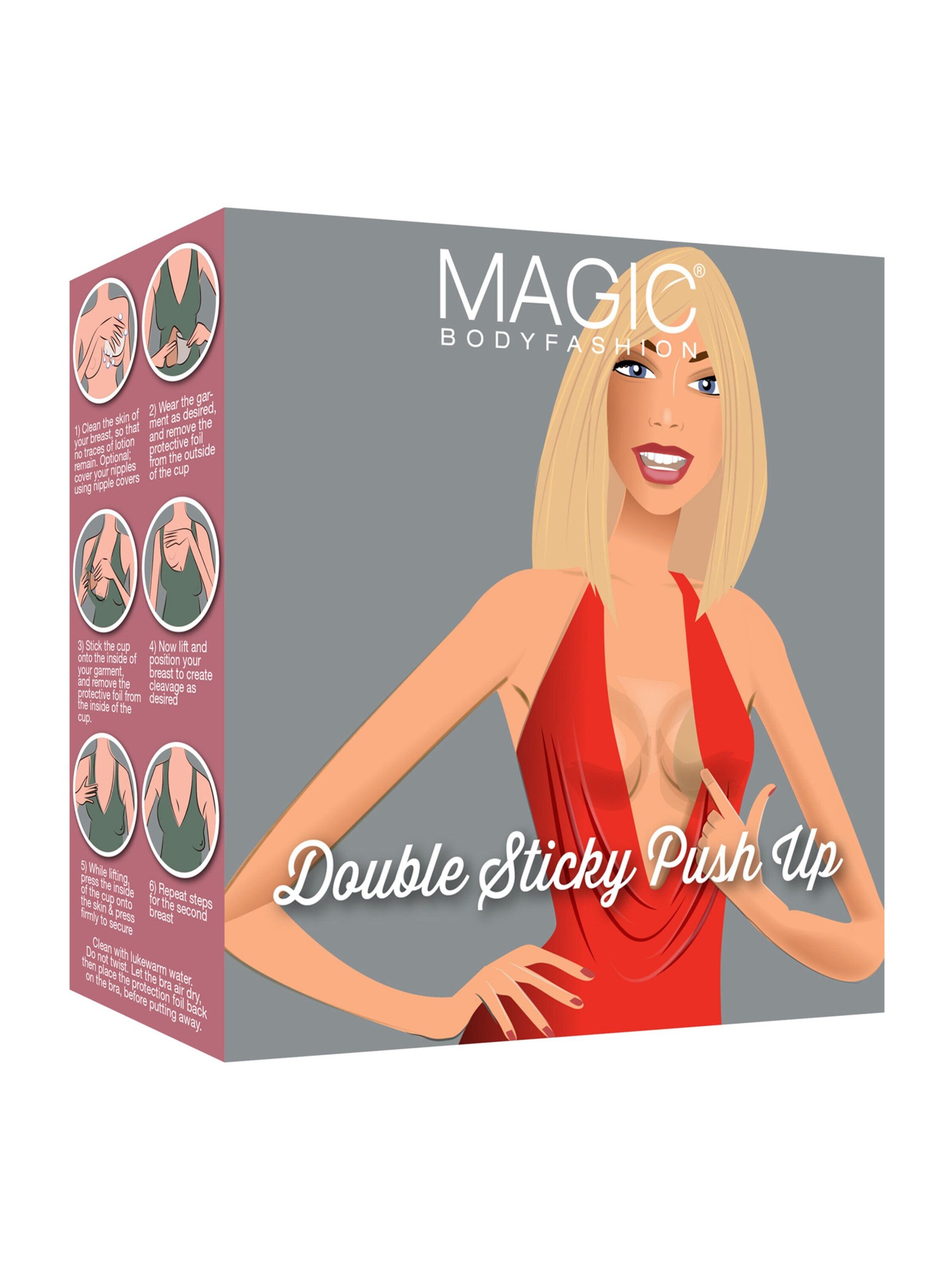 MAGIC Bodyfashion BH-Push-up-Einlagen (2 Paar), Plain/ohne Details