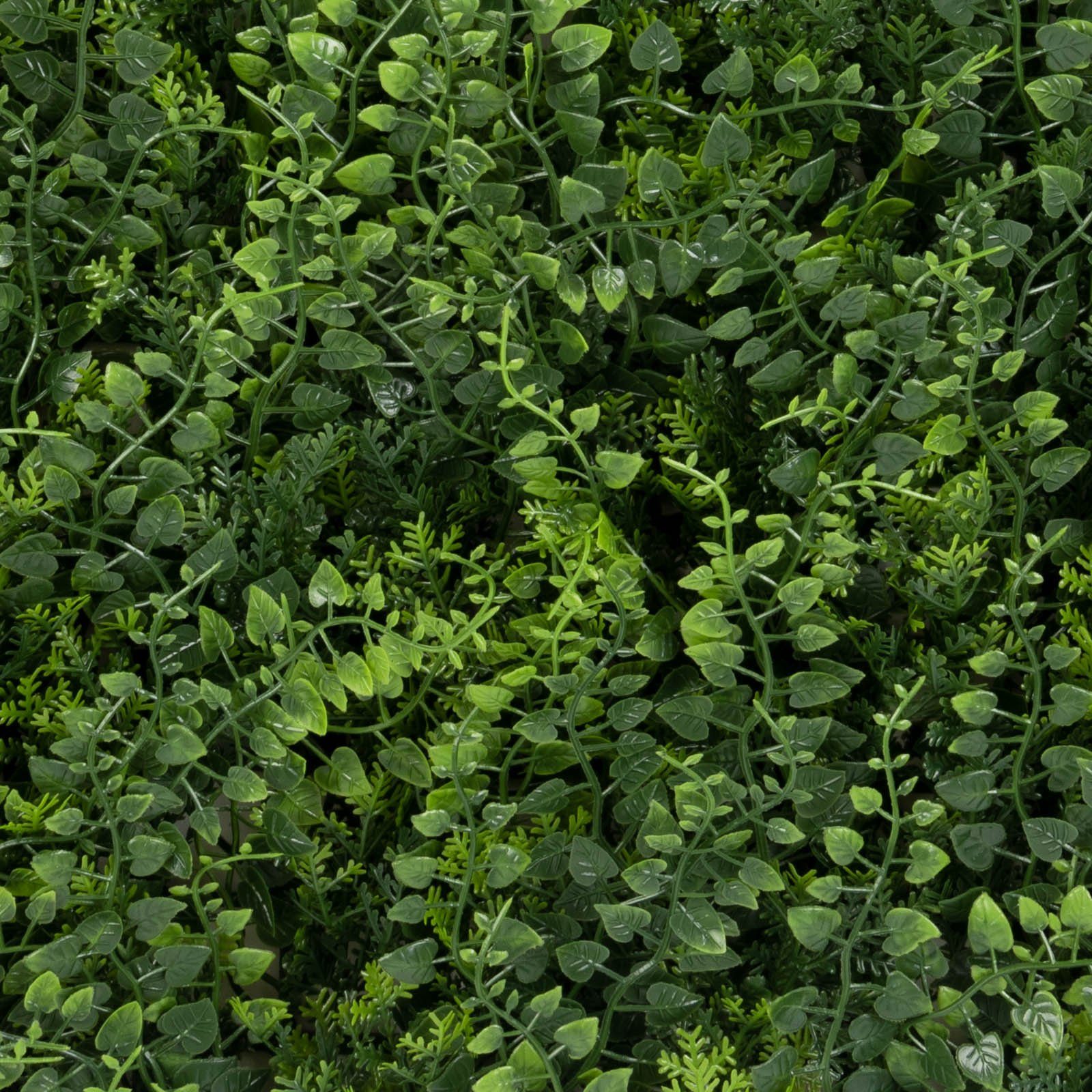 Kunstpflanze Pflanzenwand Fern, Karat, UV-beständig