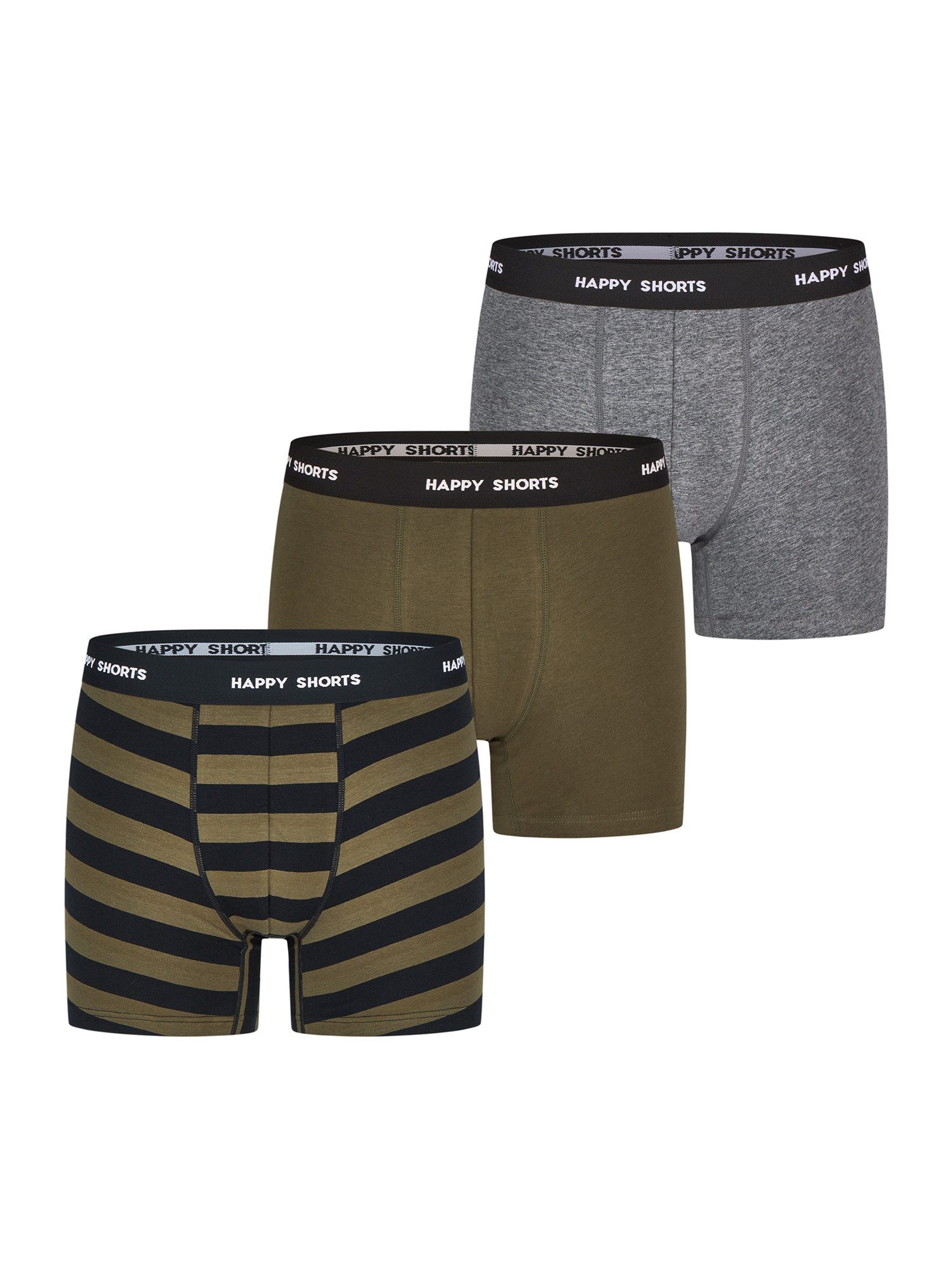 HAPPY SHORTS Retro Boxer Jersey (3-St) günstig online kaufen