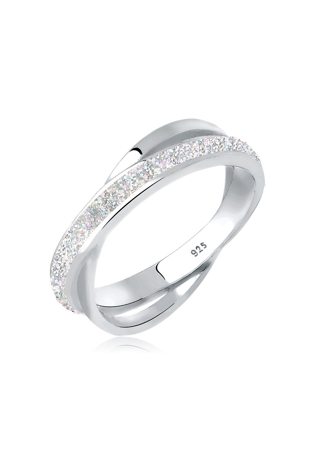 Elli Fingerring Wickelring Emaille 925 Silber günstig online kaufen