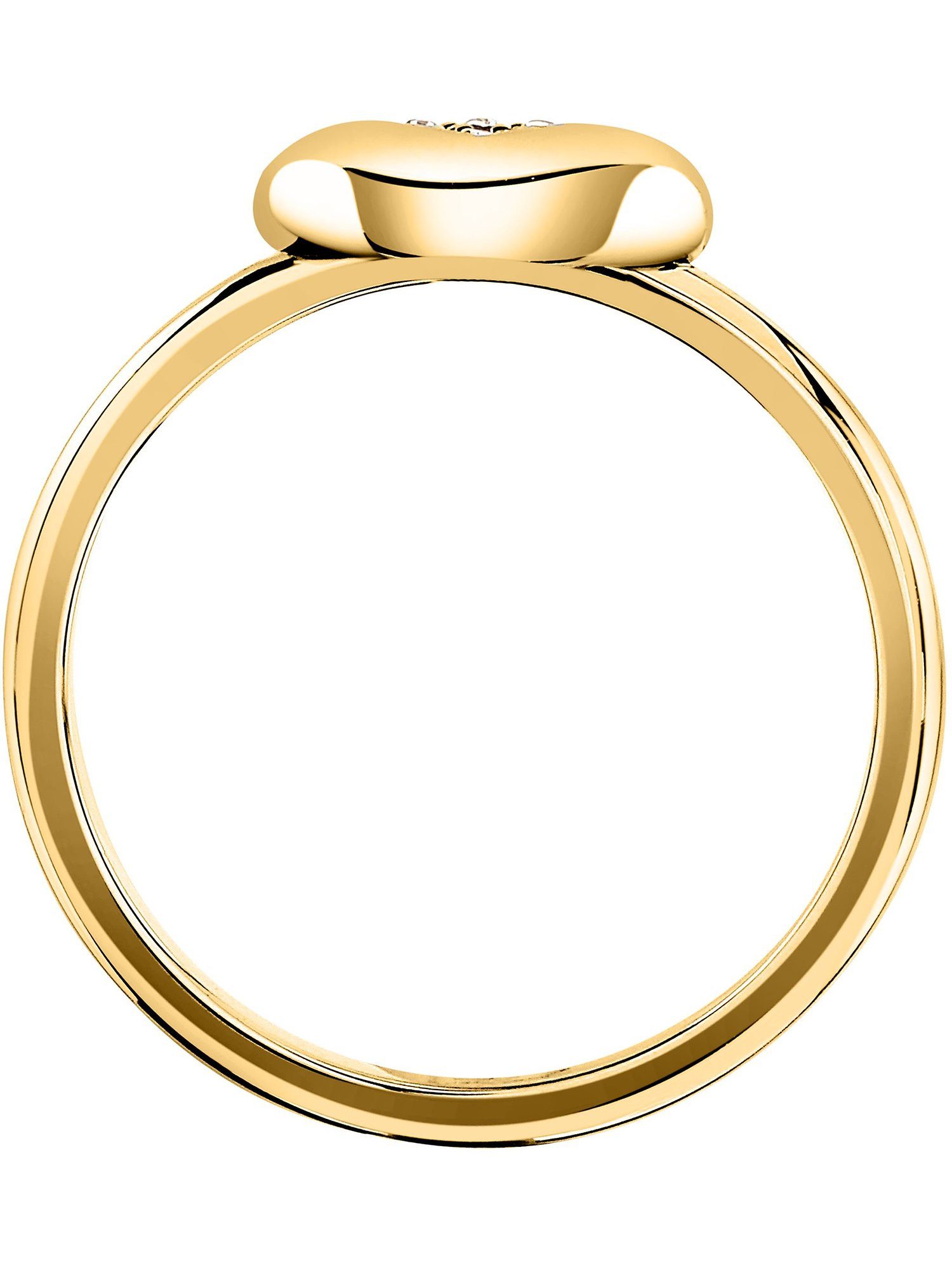 KARL LAGERFELD Fingerring Karl Lagerfeld Damen-Damenring Edelstahl Kristall, Kristall