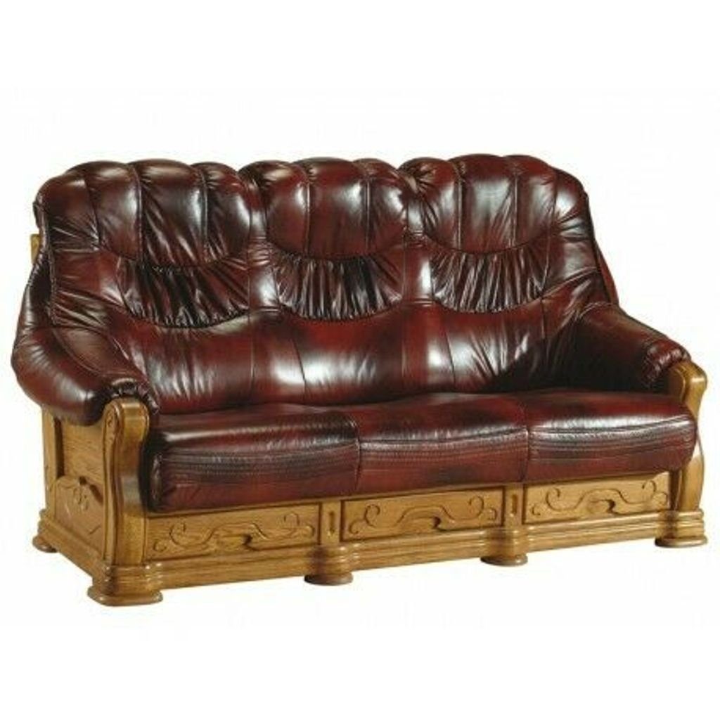JVmoebel Sofa Klassische sofagarnitur Couch Sofa 100% Echtes Polster in Europe Leder, Made
