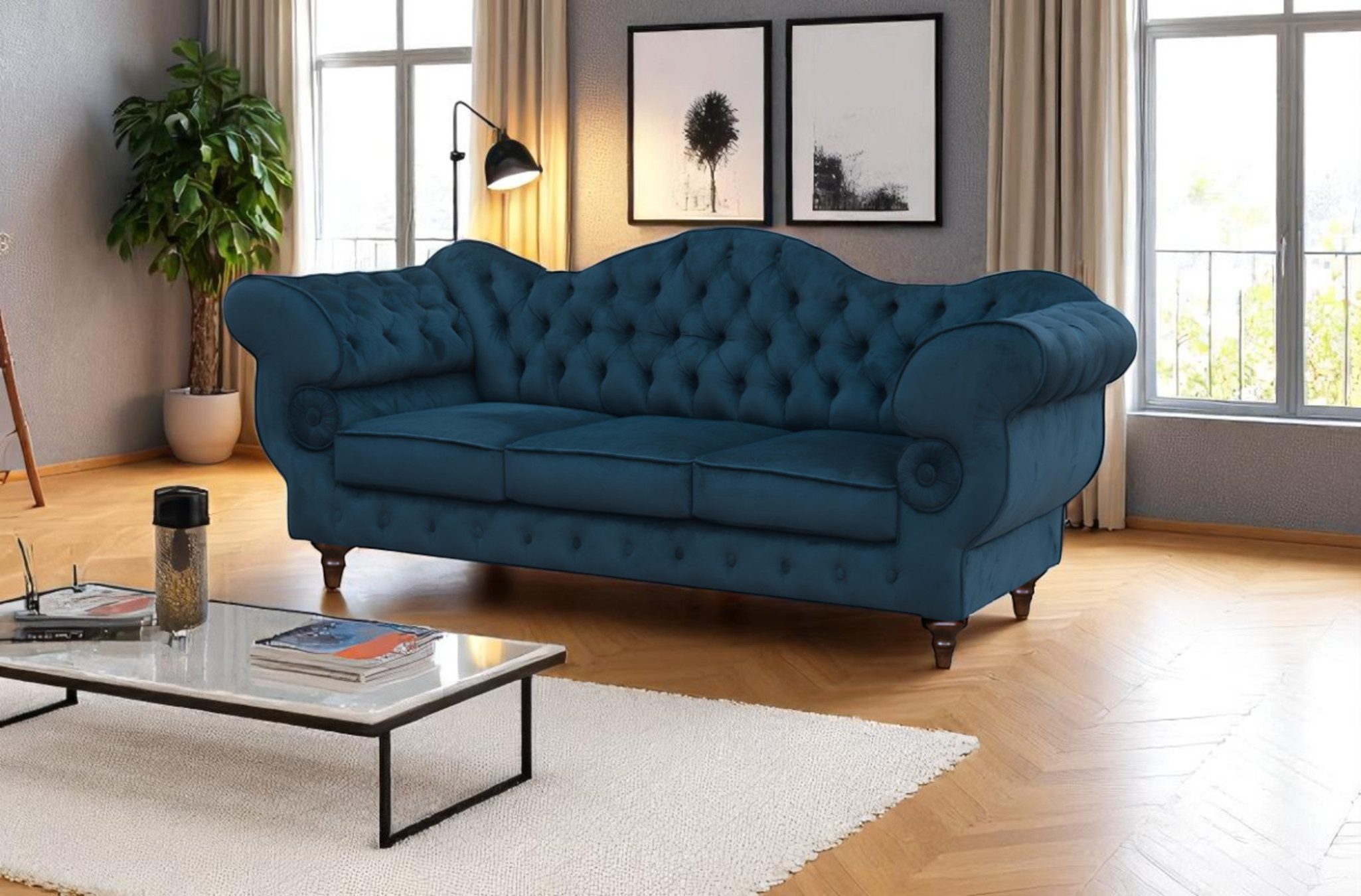 ROYAL24_MARKT Chesterfield-Sofa - Gloria - Premium günstig online kaufen