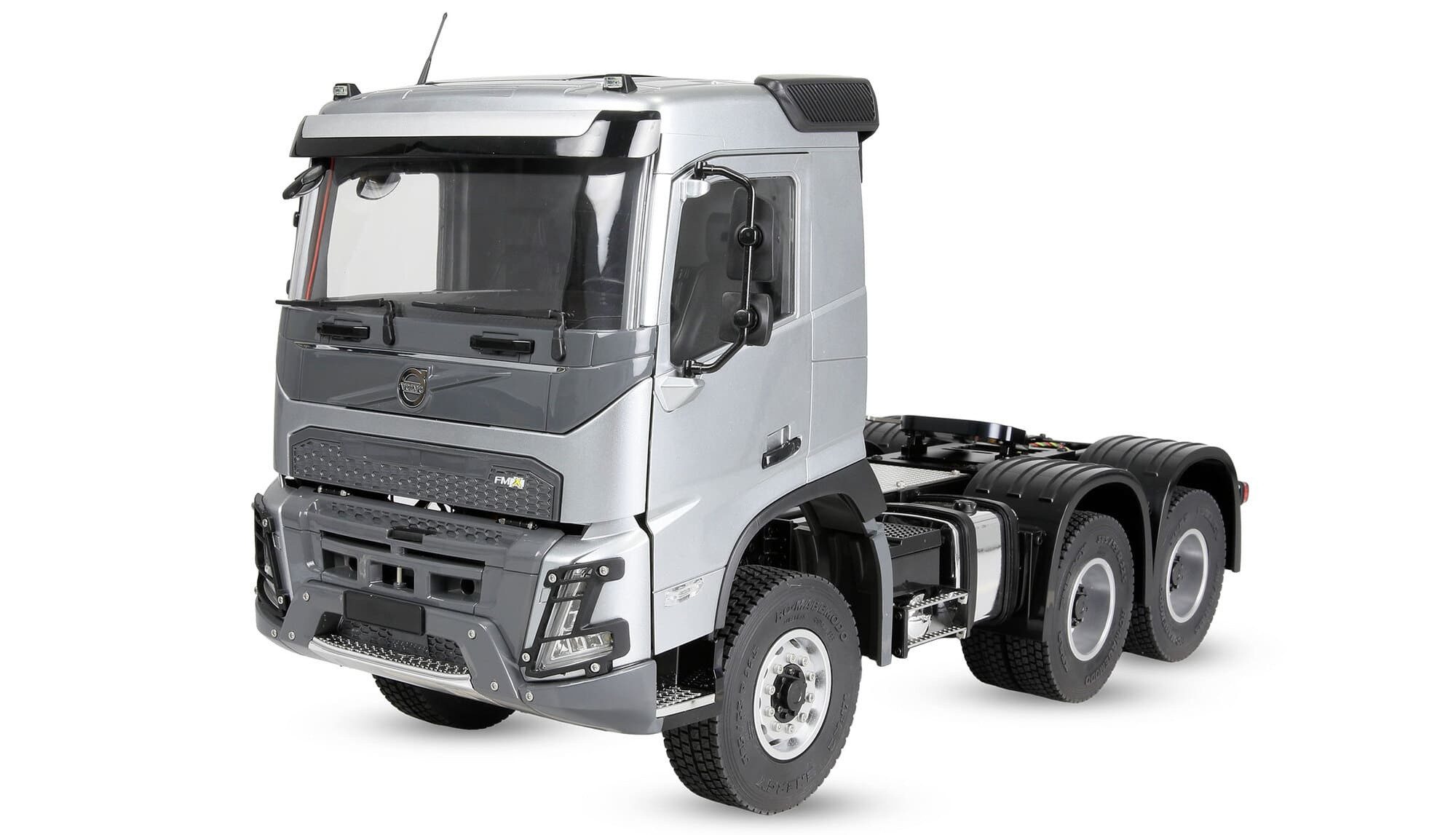 Amewi RC-Truck AMEWI Volvo FMX E013 Zugmaschine 6x4 1:14 RTR silber