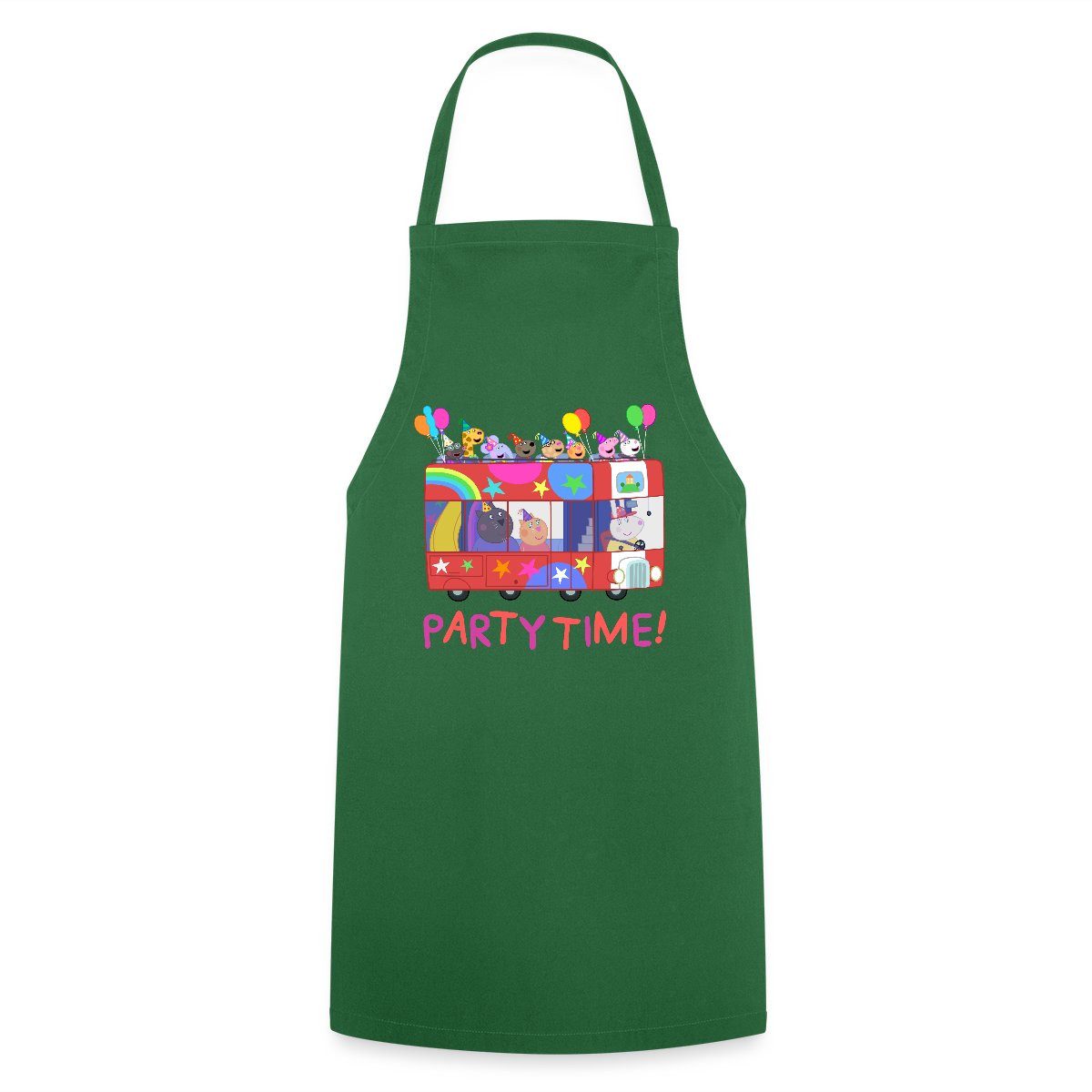Spreadshirt Kochschürze Peppa Pig Design Party Time Mit Peppa Kochschürze, (1-tlg)