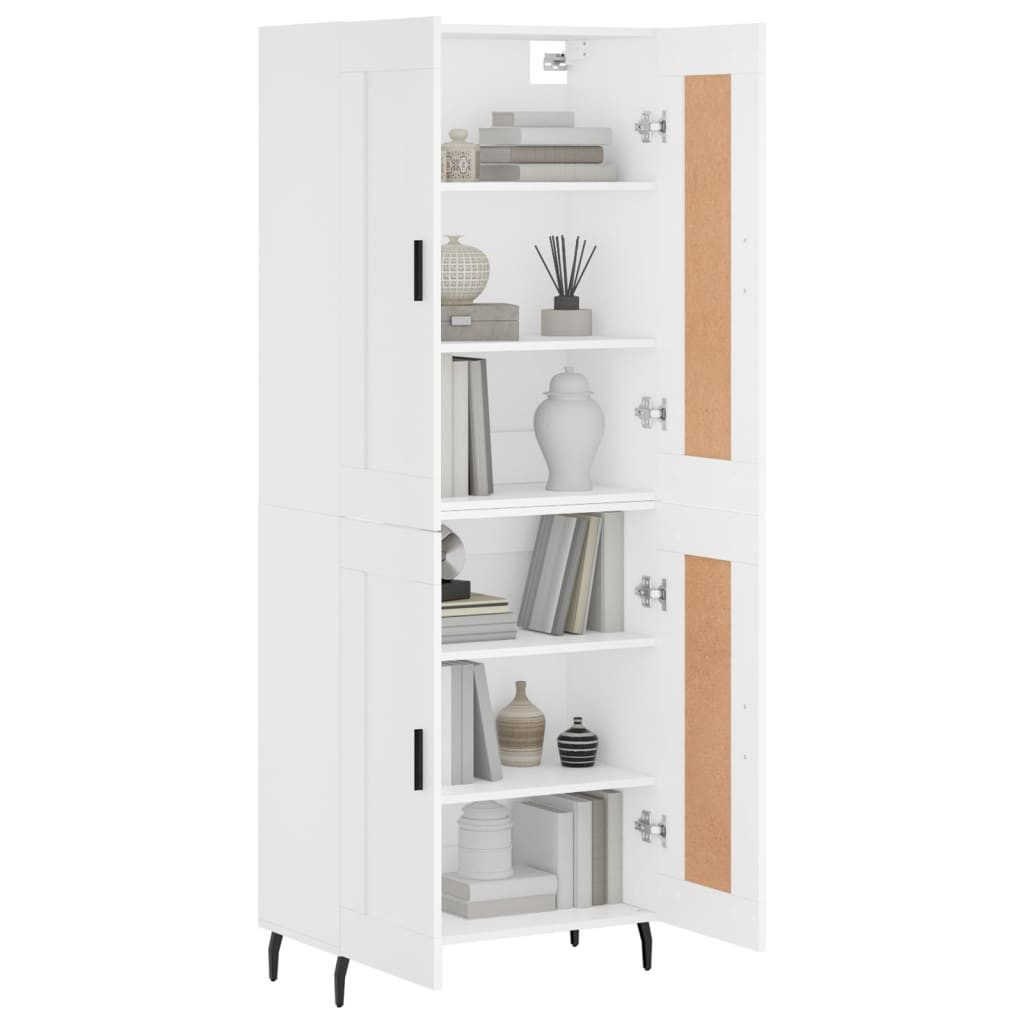 vidaXL Highboard Highboard Weiß 69,5x34x180 cm günstig online kaufen