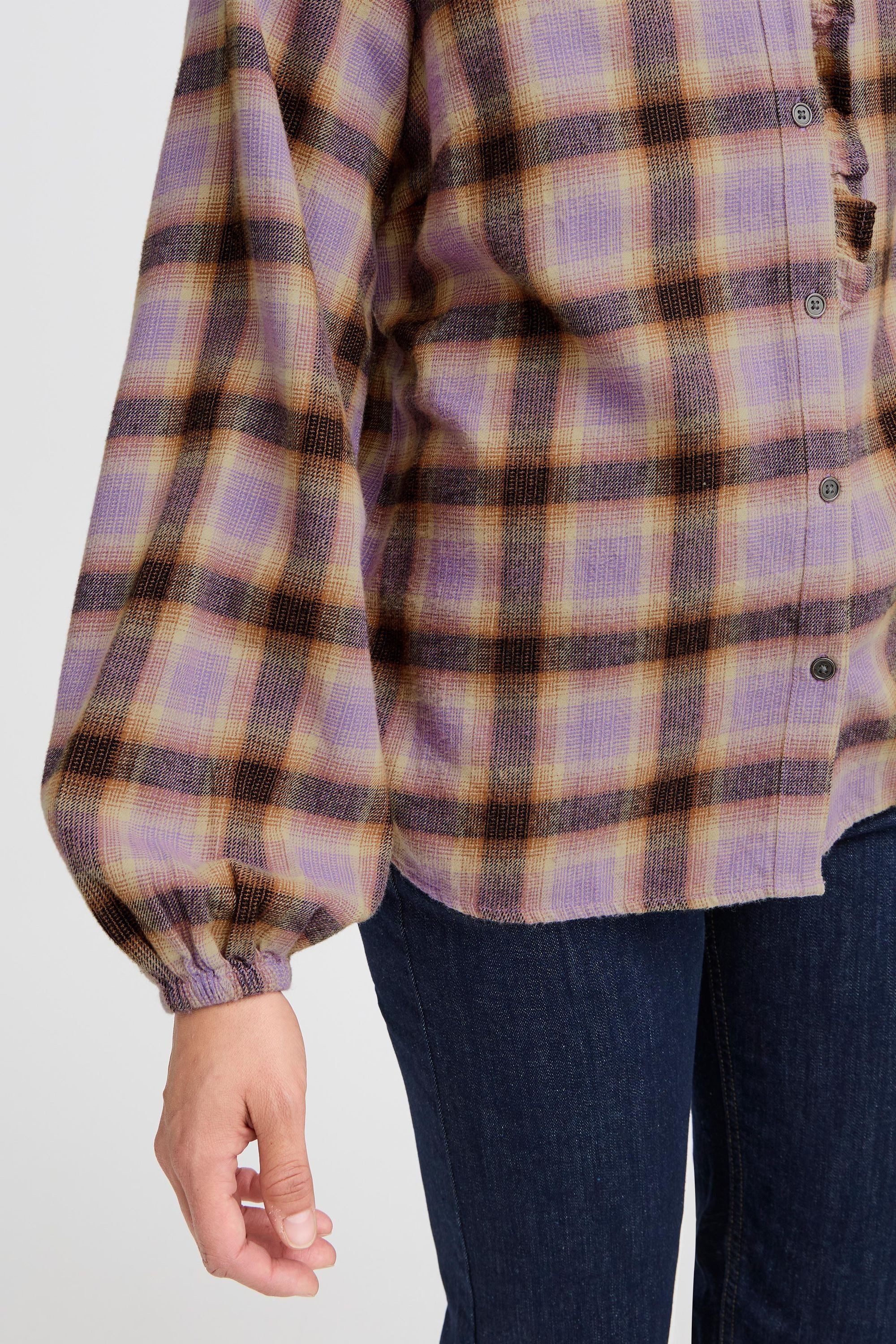 Pulz Jeans Langarmhemd PZKATELYN Frill Shirt