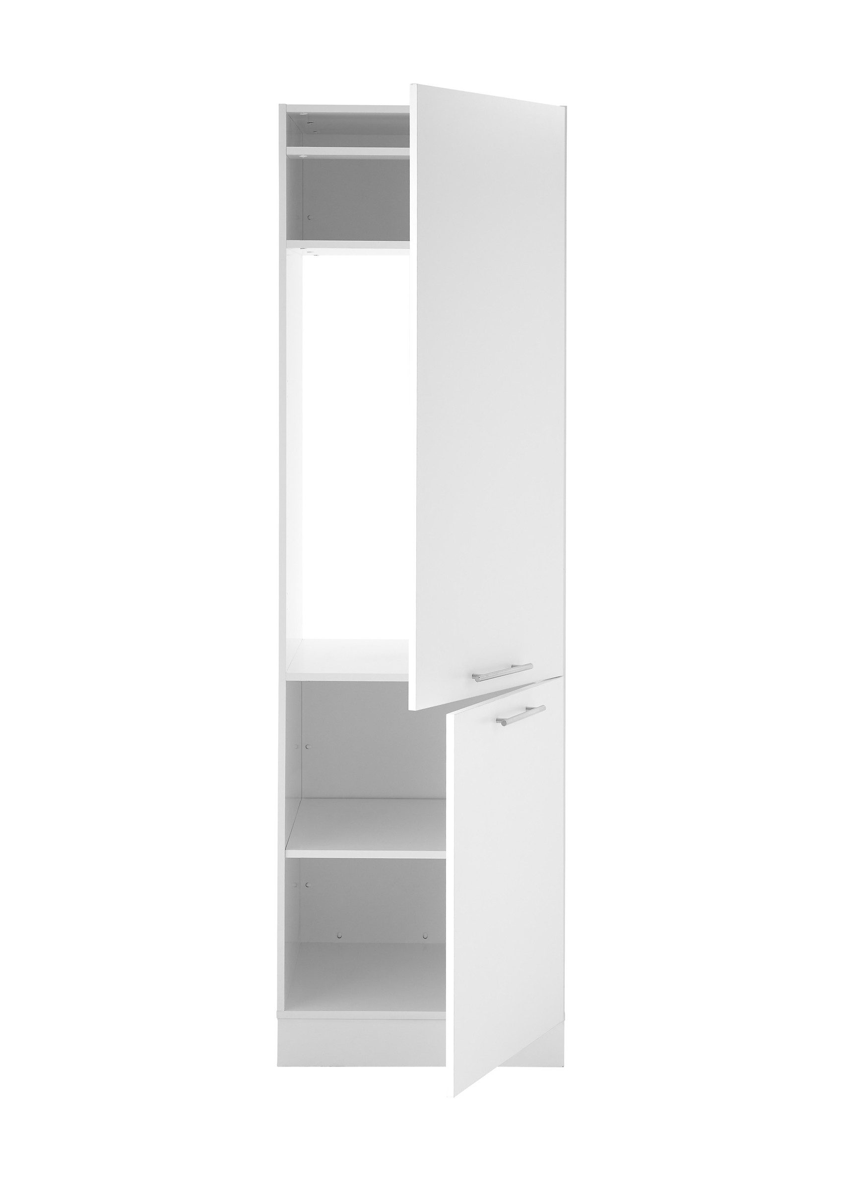 BEGA BBK Kühlumbauschrank in weiß, Holzwerkstoff - 60x200x68cm (BxHxT)