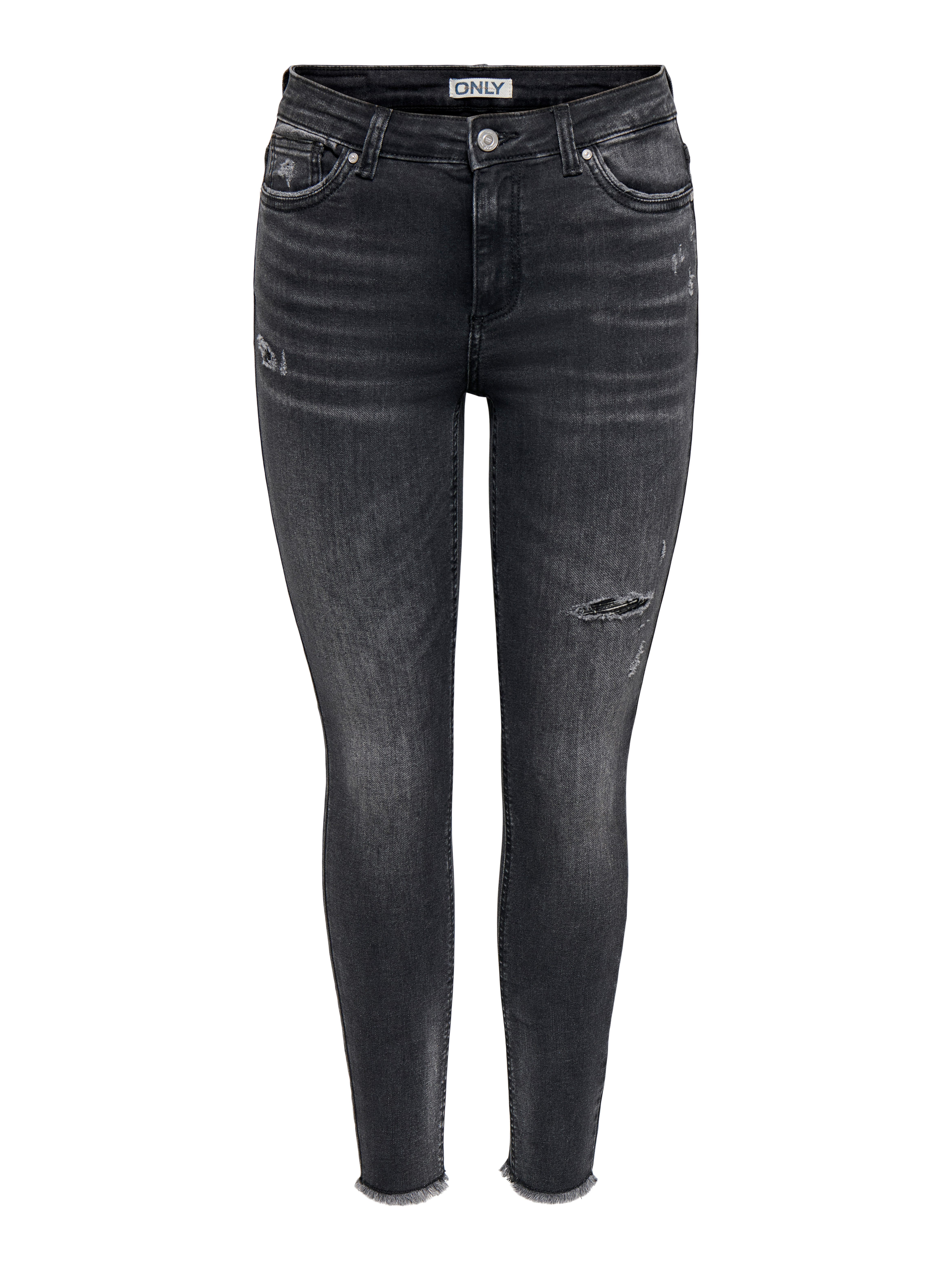 ONLY Skinny-fit-Jeans ONLWAUW MW SK ANK RW DNM Baumwollmischung, mid waist