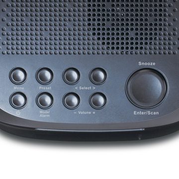 Lenco CR-605BK - Radio mit DAB+ und UKW-Radio Uhrenradio