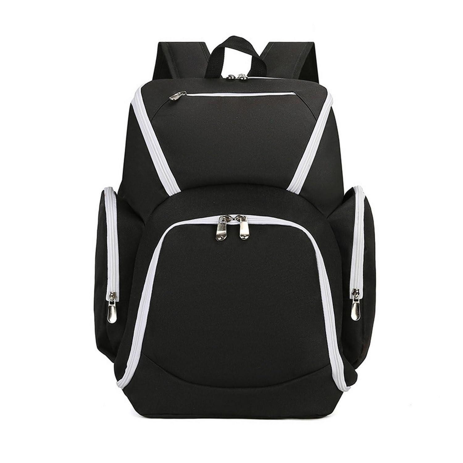 LuxusKollektion Sportrucksack Basketball Rucksack Fußballtasche Schwarz-Weiss