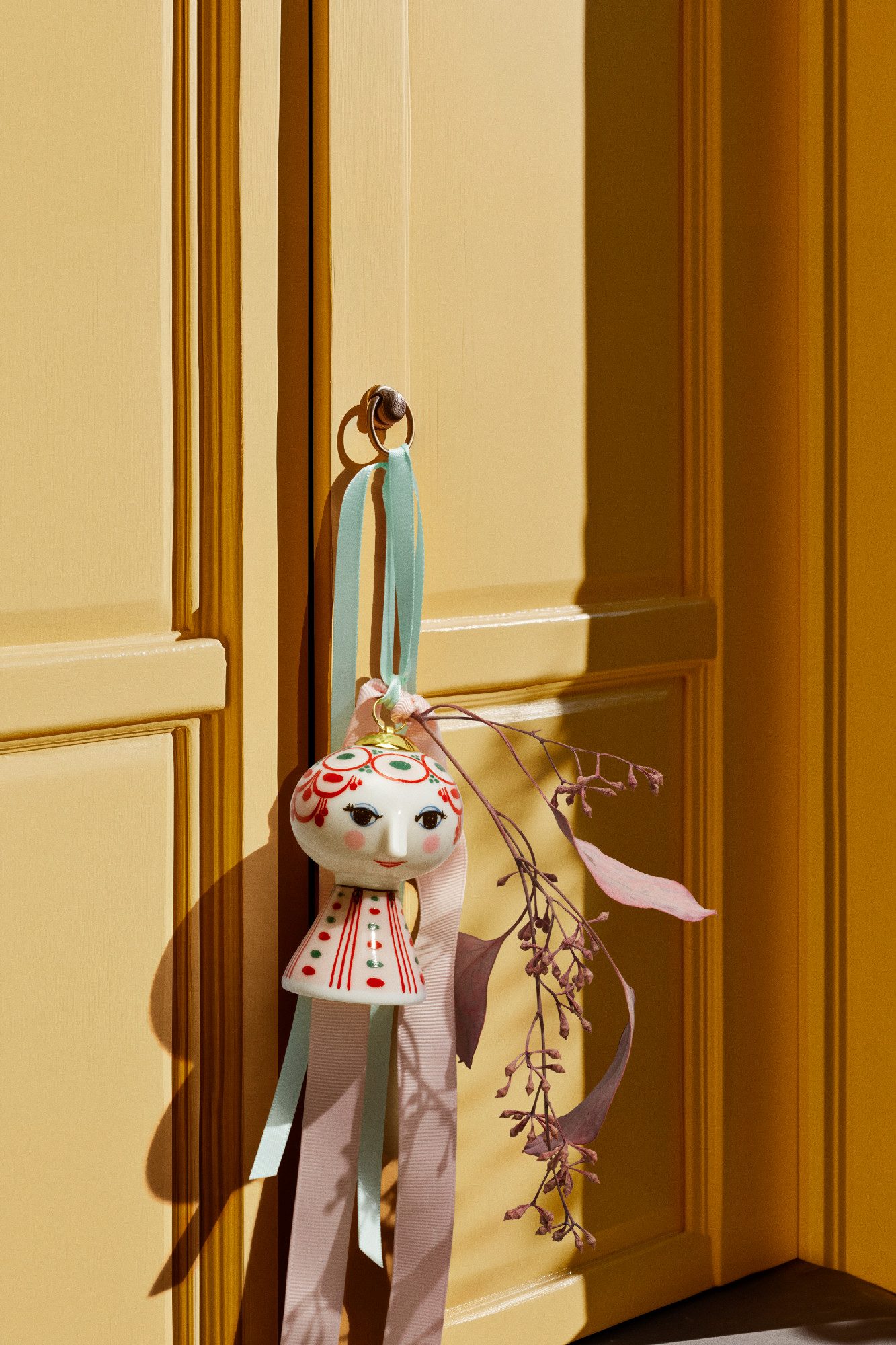 Bjørn Wiinblad Christbaumschmuck Bjørn Wiinblad Eva Hängeschmmuck Weihnachten Porzellan 7,5 cm