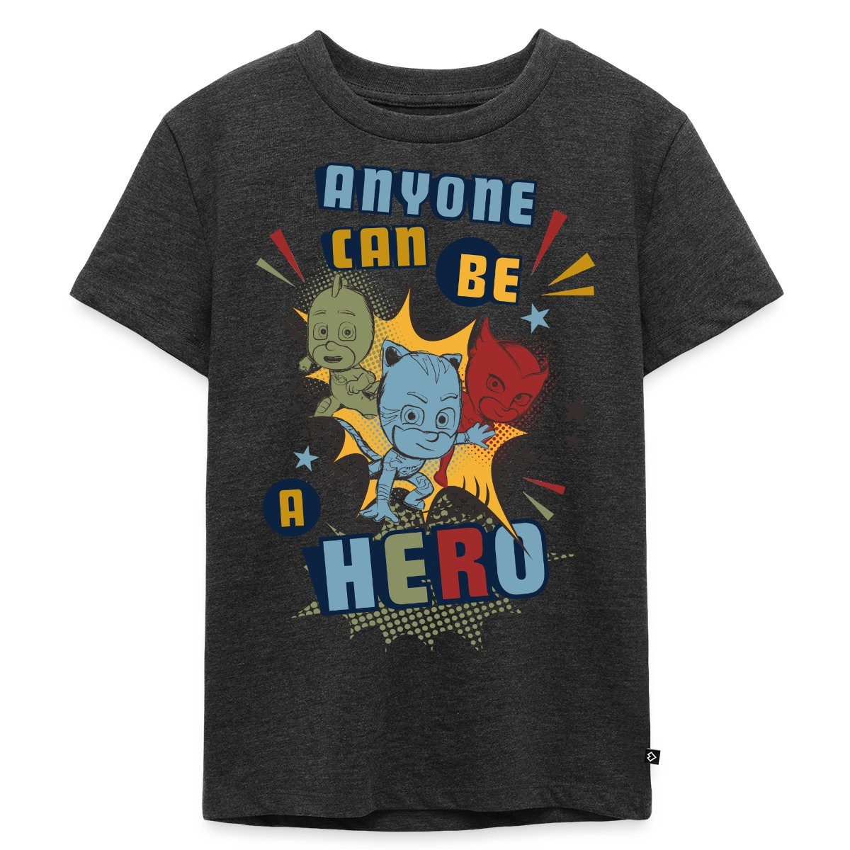T-Shirt PJ Masks Anyone Can Be Hero Pyjamahelden Kinder Premium T-Shirt
