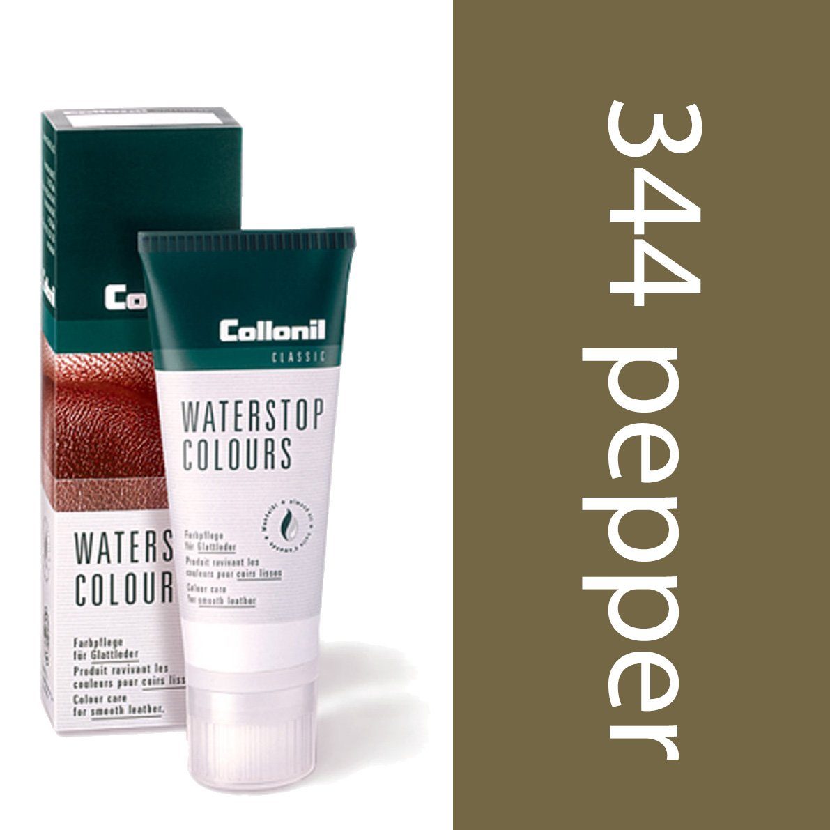 Collonil Schuhputzbürste Collonil Waterstop Schuhcreme Glattleder 75 ml