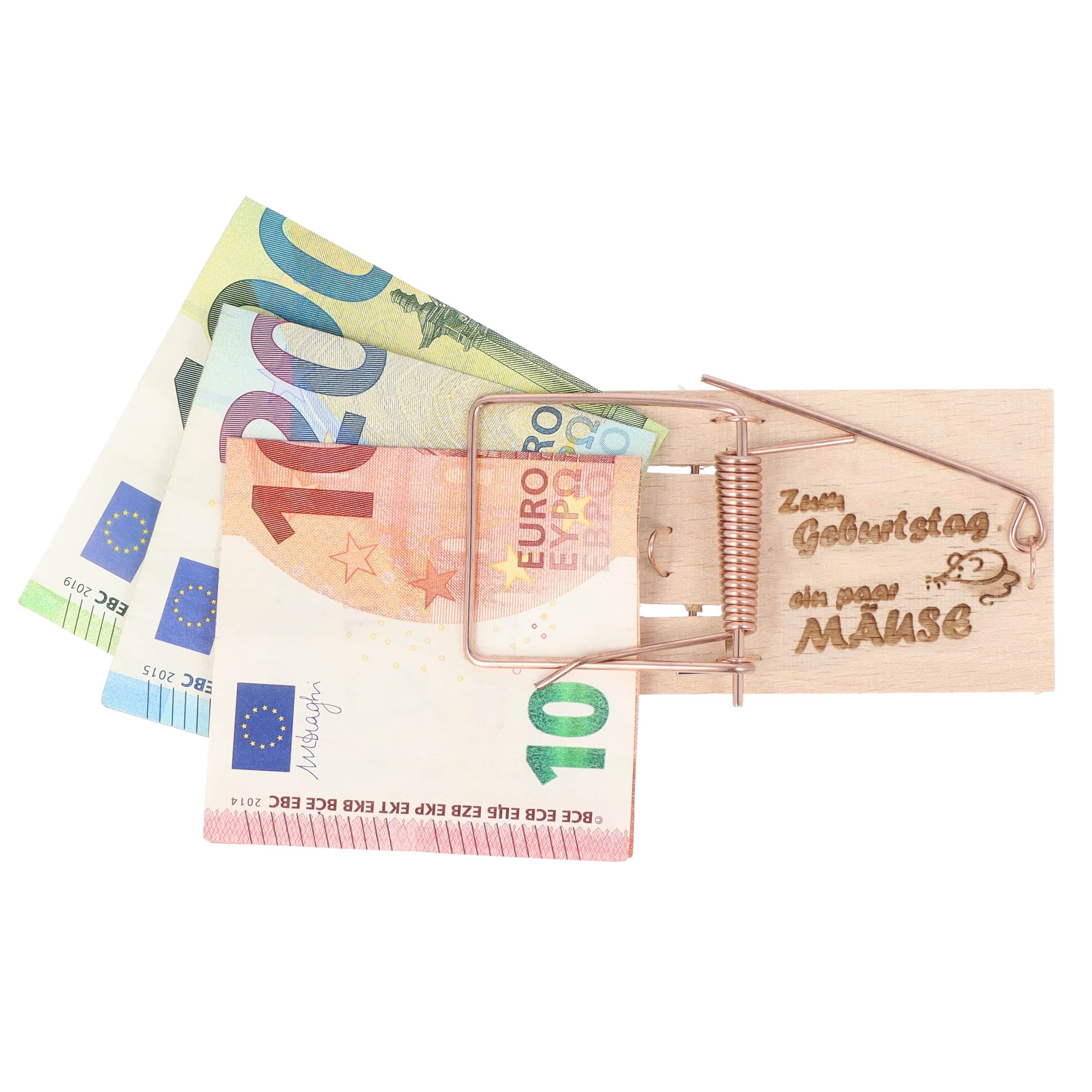 Spruchreif® Spardose Mausefalle Geldgeschenk · Mausefalle günstig online kaufen