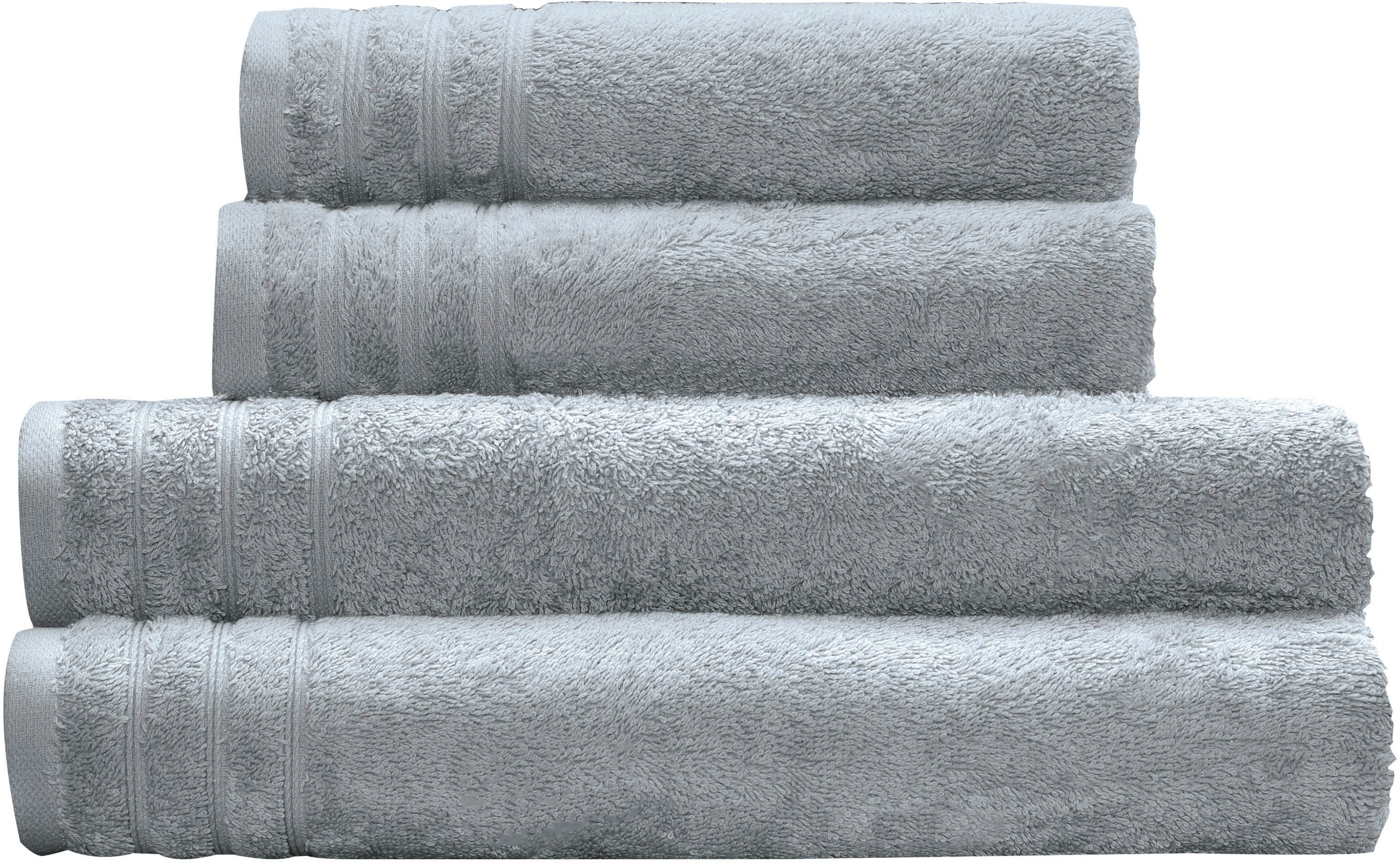 Handtuch Set Royal, 4 Stück (2 Handtücher 50/100 cm + 2 Duschtücher 70/140 cm)