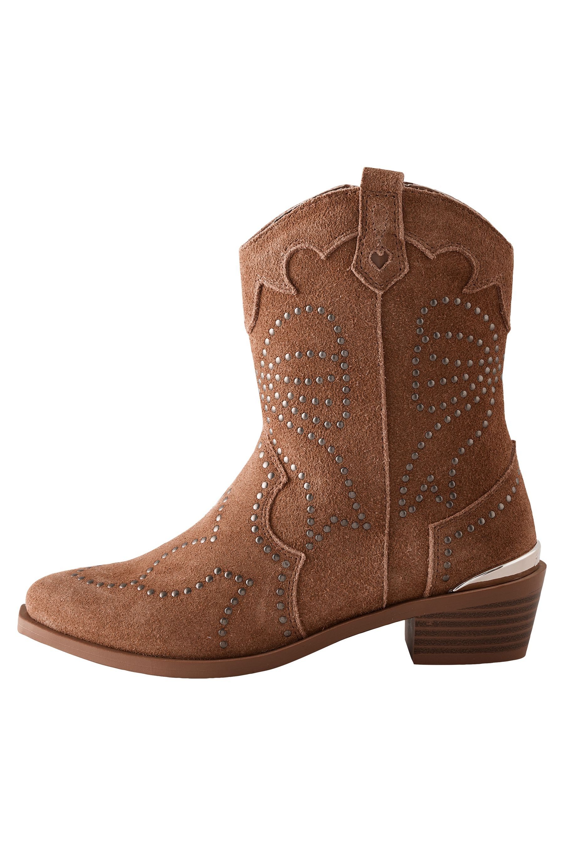 Baker by Ted Baker Baker by Ted Baker Cowboy-Stiefel, Veloursleder Westernstiefel