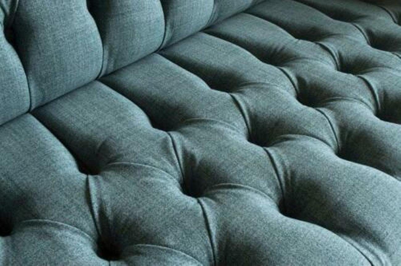 JVmoebel 3-Sitzer Made in Grüne 3 Sofa Textil, XXL Europe Polster Designer Couch Sitzer Sofas Couchen