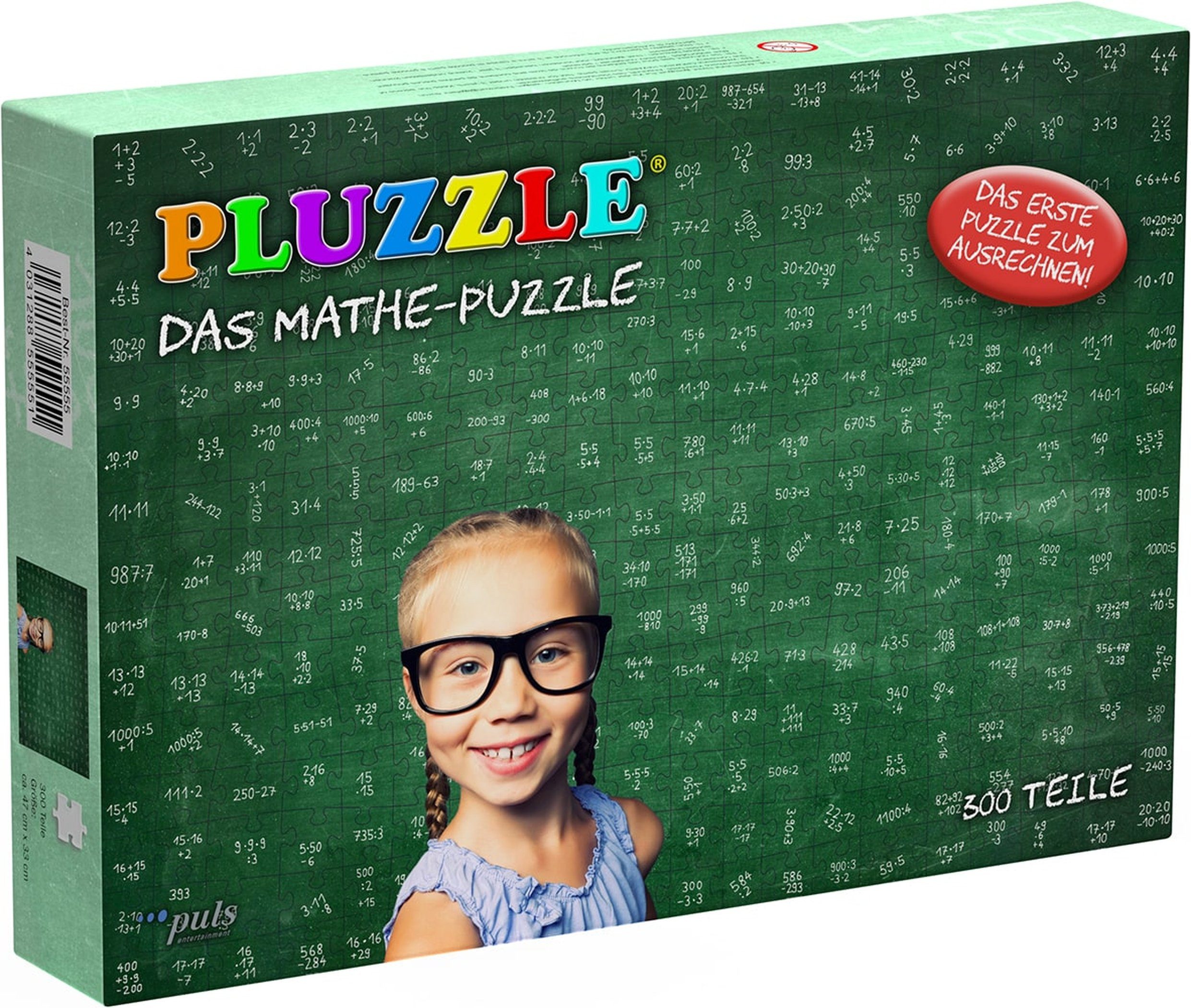 puls entertainment Puzzle PLUZZLE Das Mathe-Puzzle 300 Teile [666912], 300 Puzzleteile