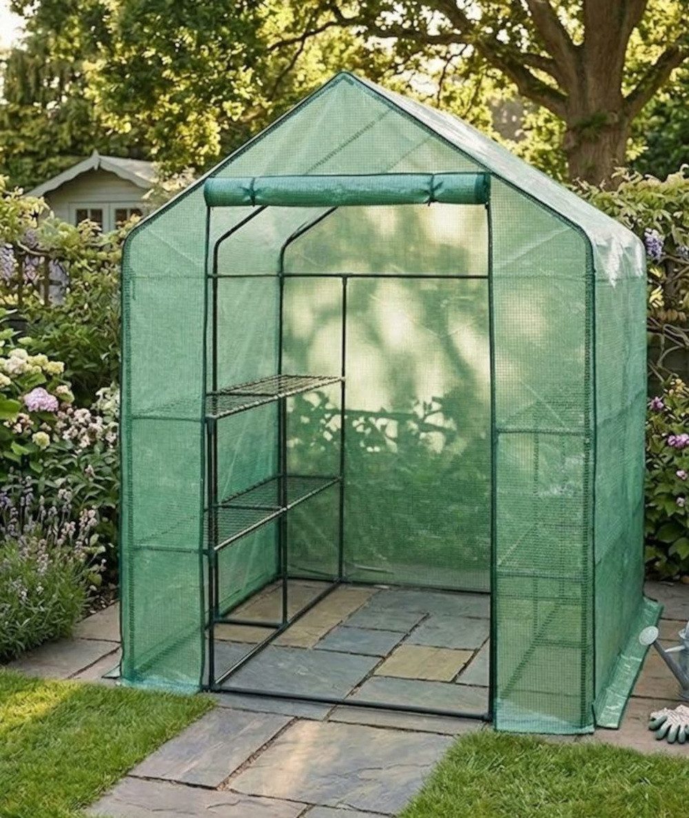 BruKa Gewächshaus GREENHOUSE XL Frühbeet Treibhaus Frühbeet Foliengewächshaus Tomaten