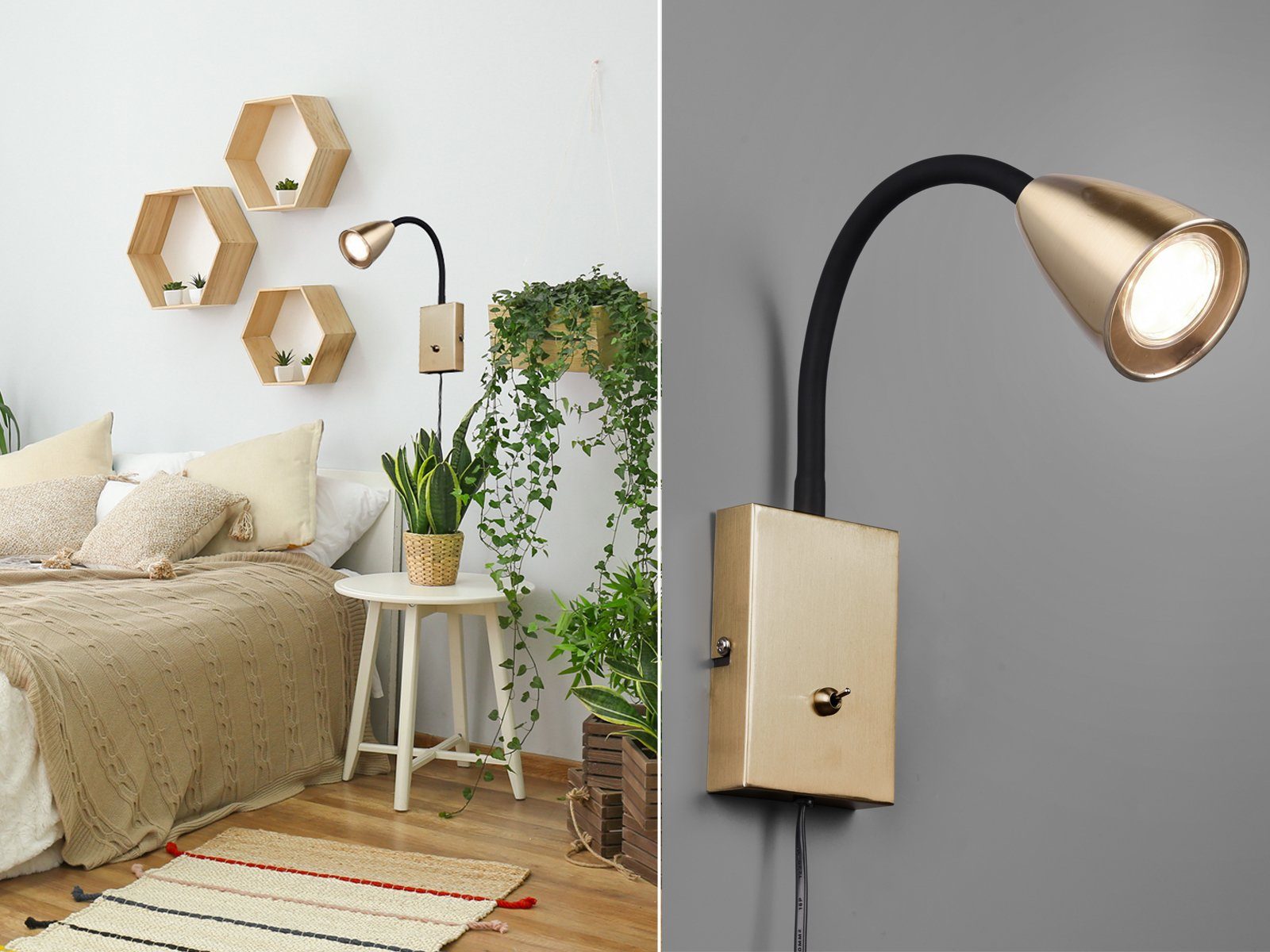 TRIO Leuchten LED Leselampe, Dimmfunktion, LED günstig online kaufen