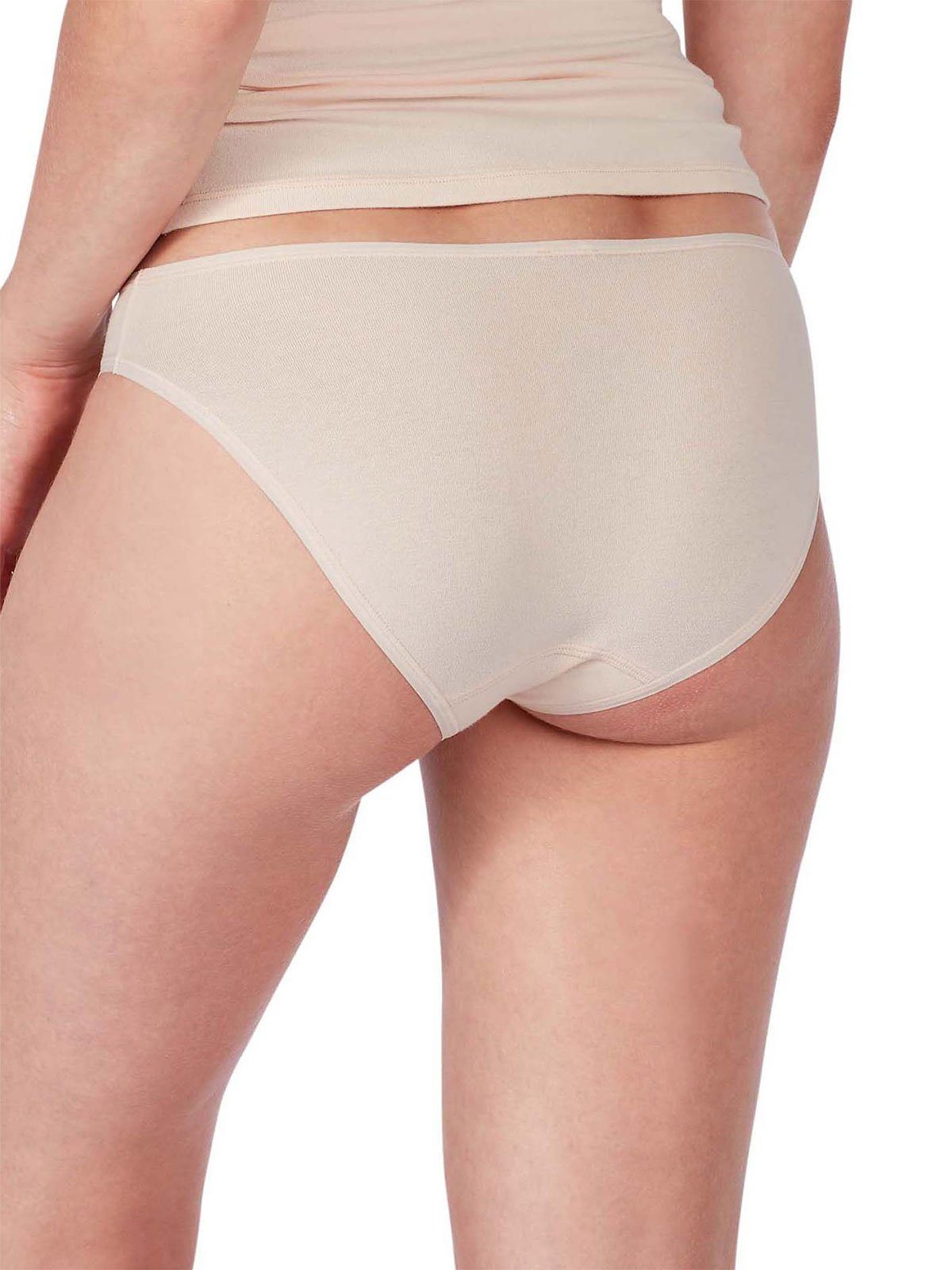 Skiny Bikinislip Damen Rio Slip 2er Pack Cotton Advantage (Packung, 2-St) extra flache Nähte