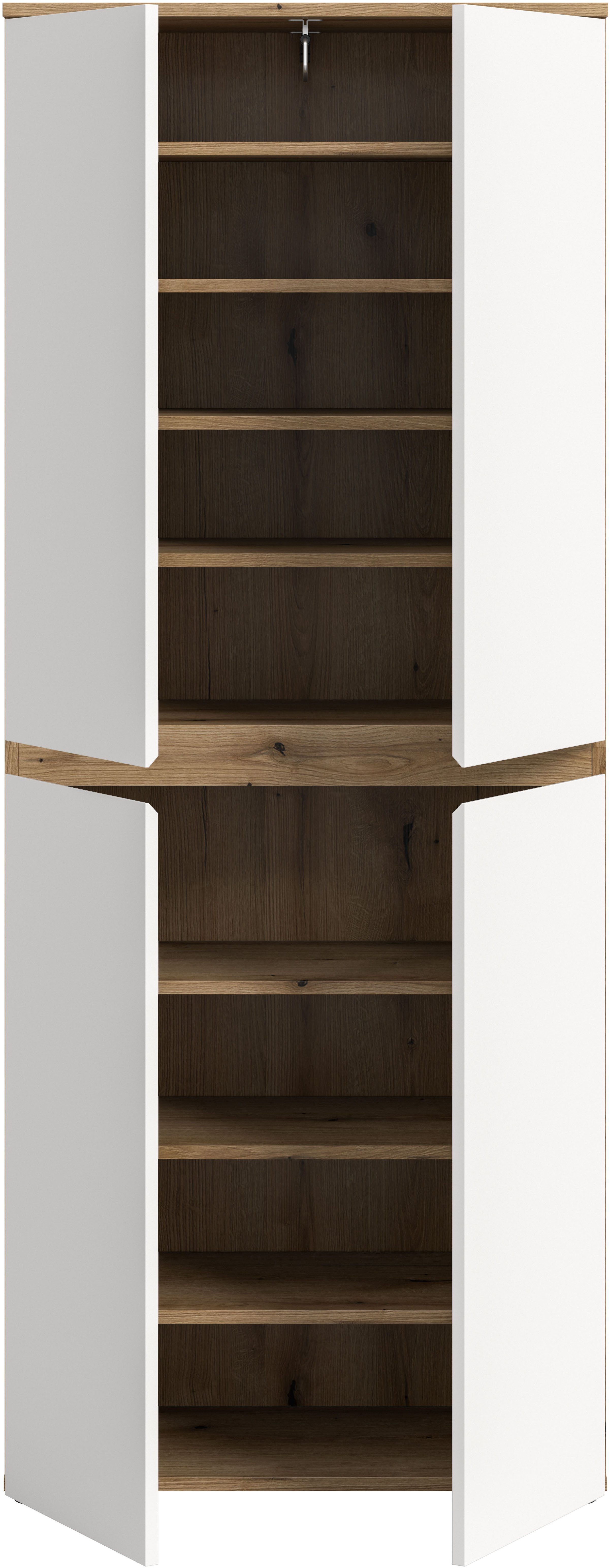 Home affaire Mehrzweckschrank CIPELA, 70x175 cm, viel Stauraum, variable Einlegeböden, Kleiderstange (1-St., in vielen verschiedenen Trendfarben verfügbar) Schu – Bild 4 von 5