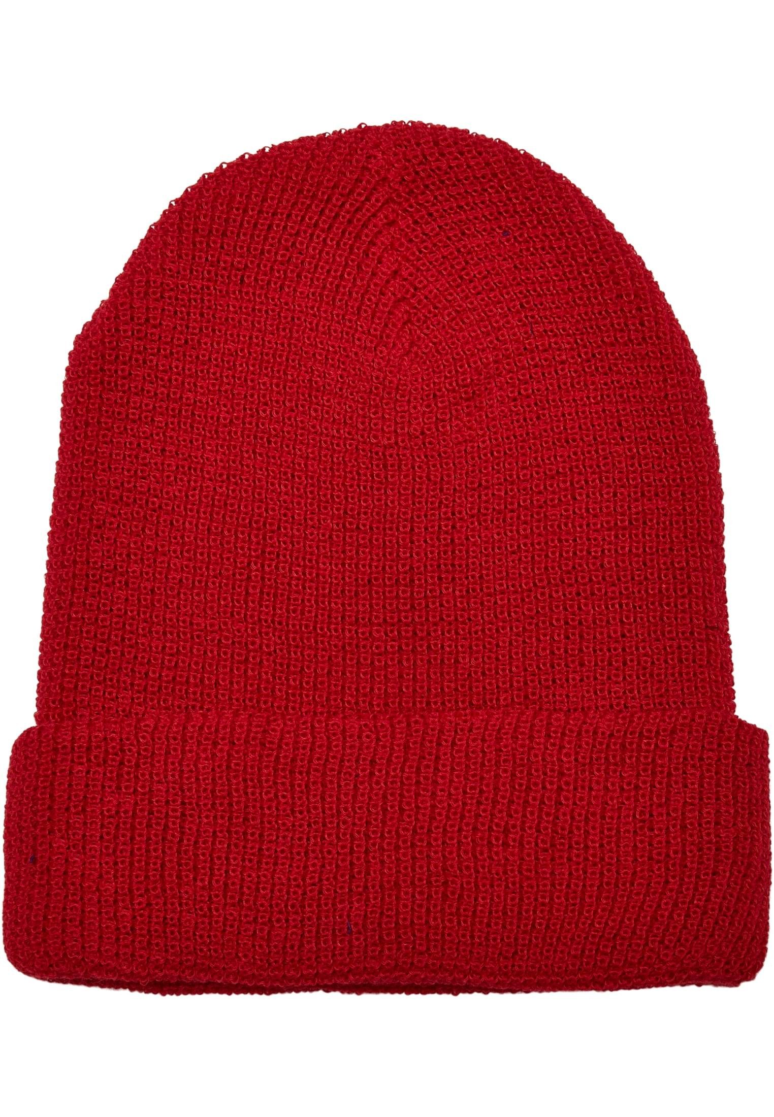Flexfit Beanie Accessoires Recycled Yarn Waffle Knit Beanie (1-St) red