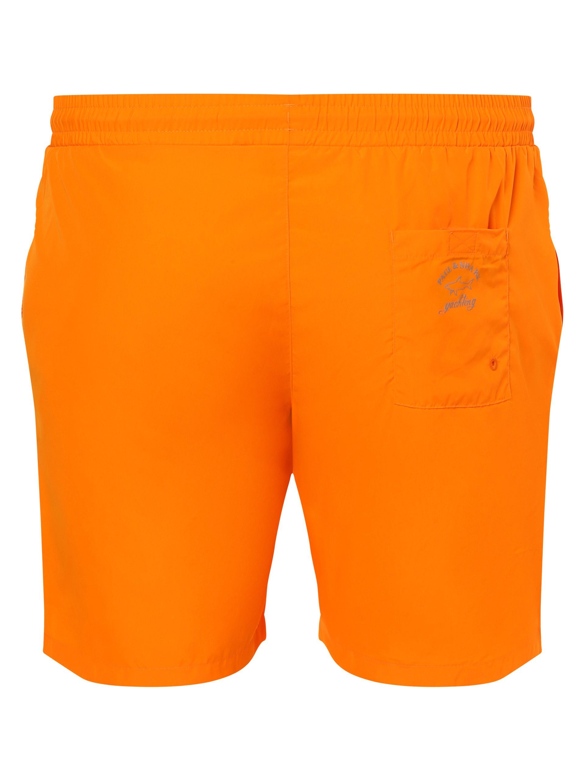 PAUL Badeshorts SHARK & orange