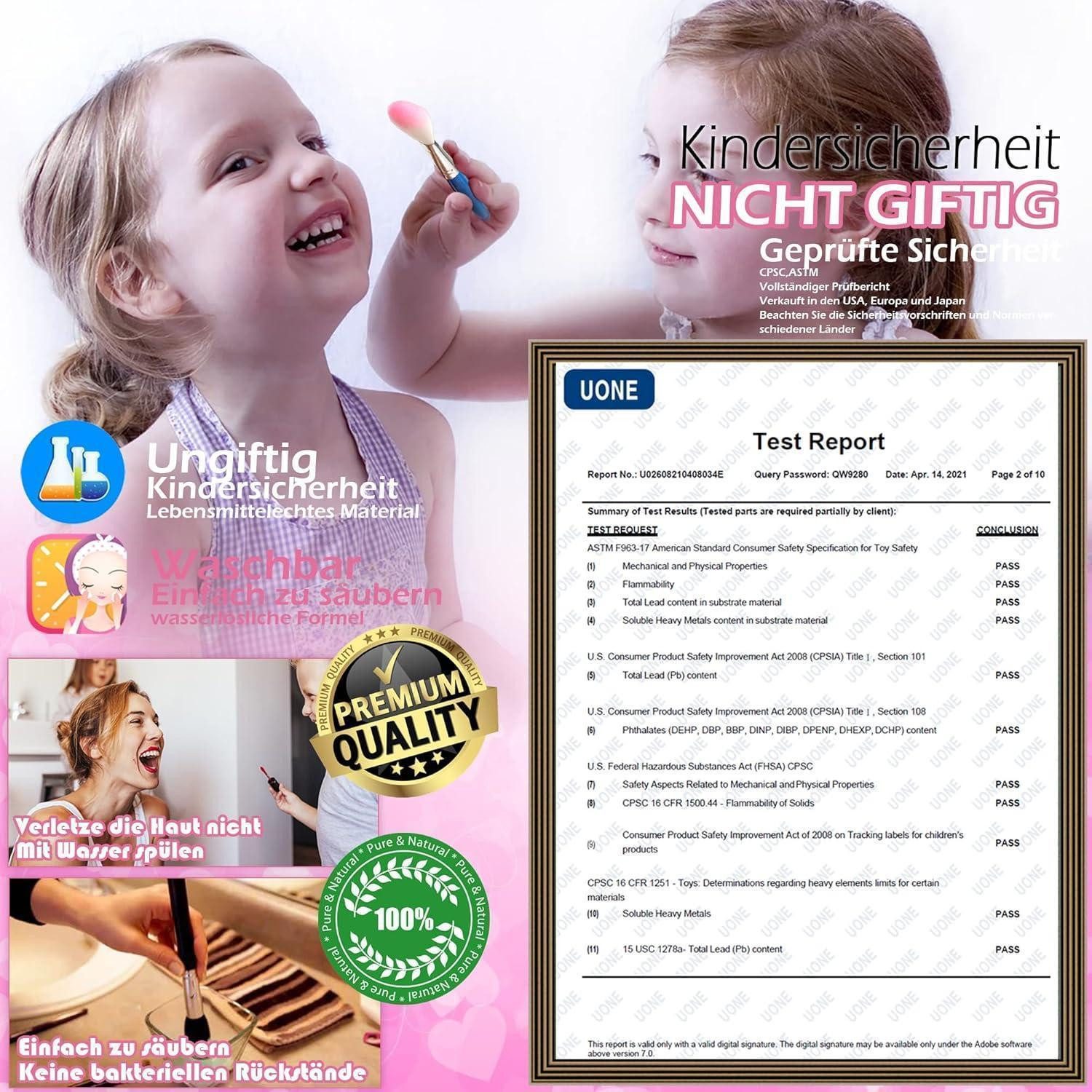 LuxusKollektion Theaterschminke Kinderschminke Set Mädchen Kinder Make Up Schminkkoffer Spielzeug – Bild 3 von 5