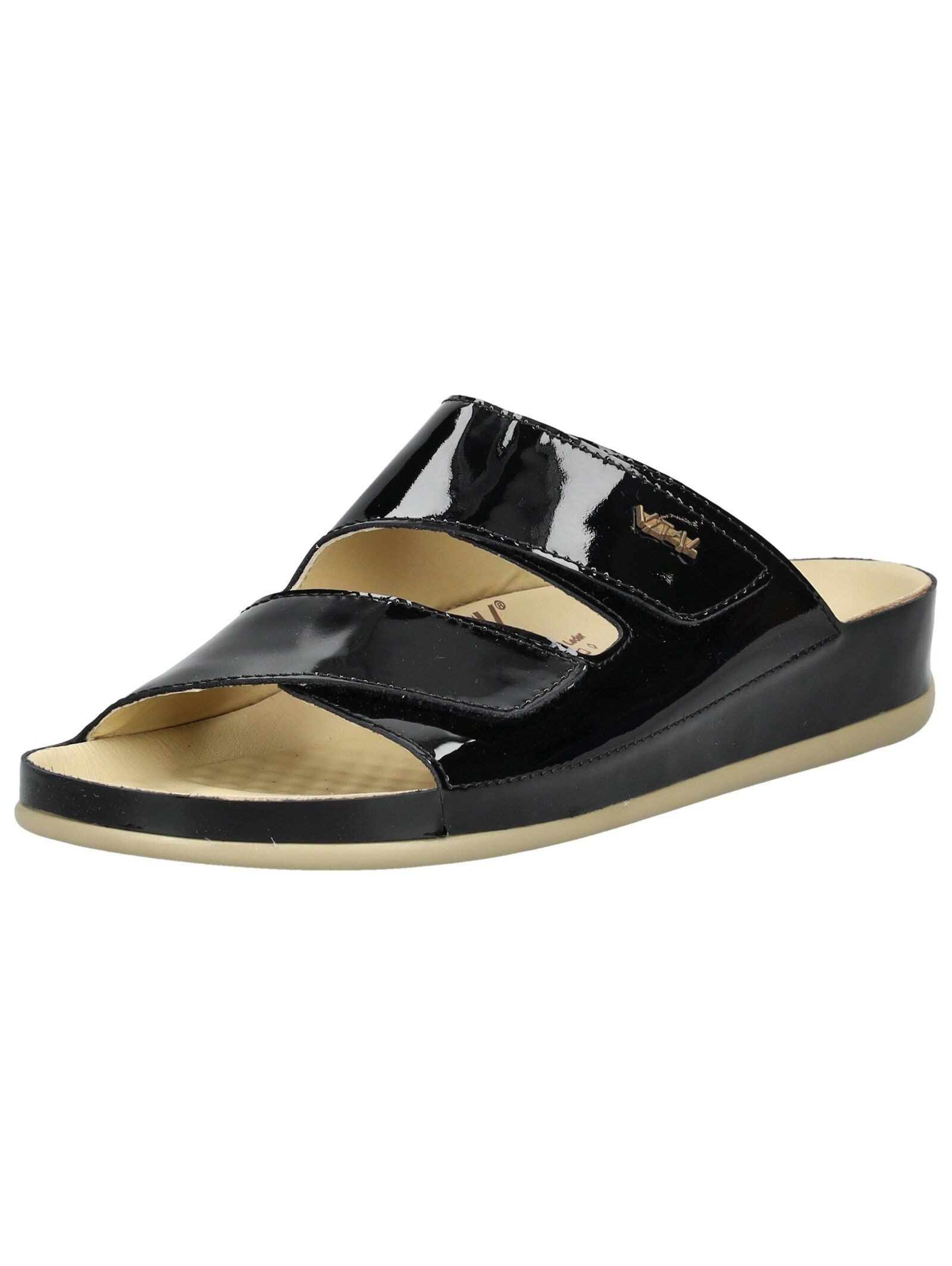 Stilvolle Damen Pantoletten Leder Bild