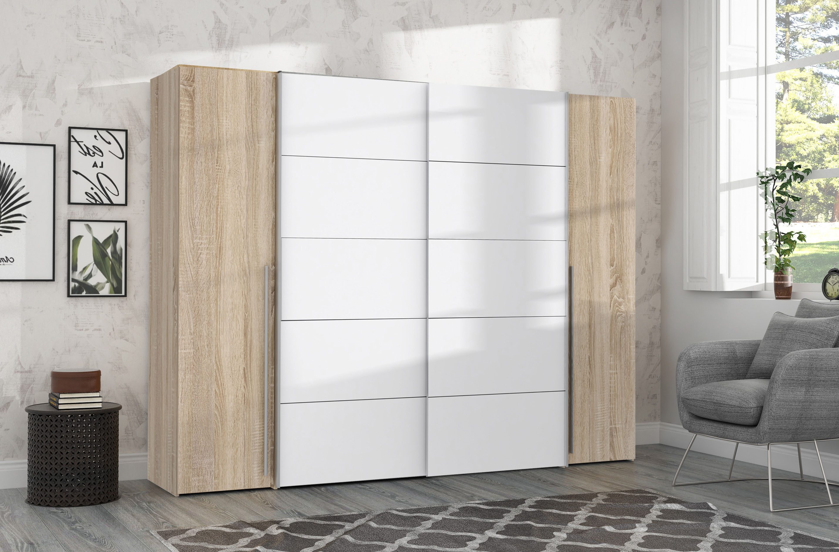 FORTE Dreh-/Schwebetürenschrank "Narago, TOPSELLER zum TOP Preis In verschi günstig online kaufen