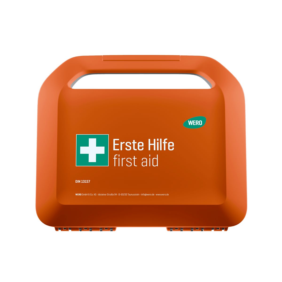 WERO Erste-Hilfe-Koffer Smart Case® klein - Erste-Hilfe-Koffer DIN 13157, (mit Weroplast MasterTex Pflastern)