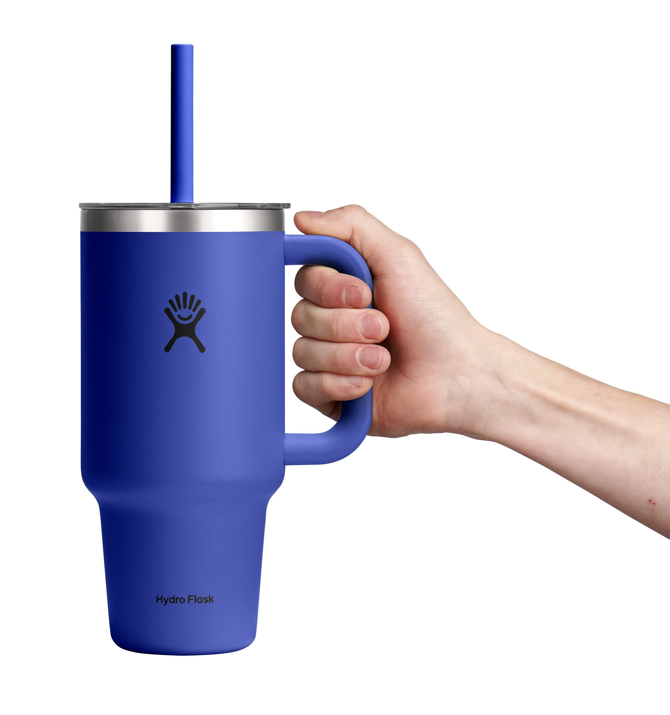 Hydro Flask Trinklernbecher 32 OZ Travel Tumbler Clear Lid, 946 ml, 1-tlg., Edelstahl