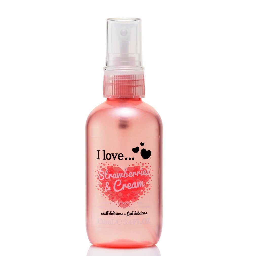 I Love... Körperpflegemittel ... Strawberries & Cream Body Spritzer 100ml Spray