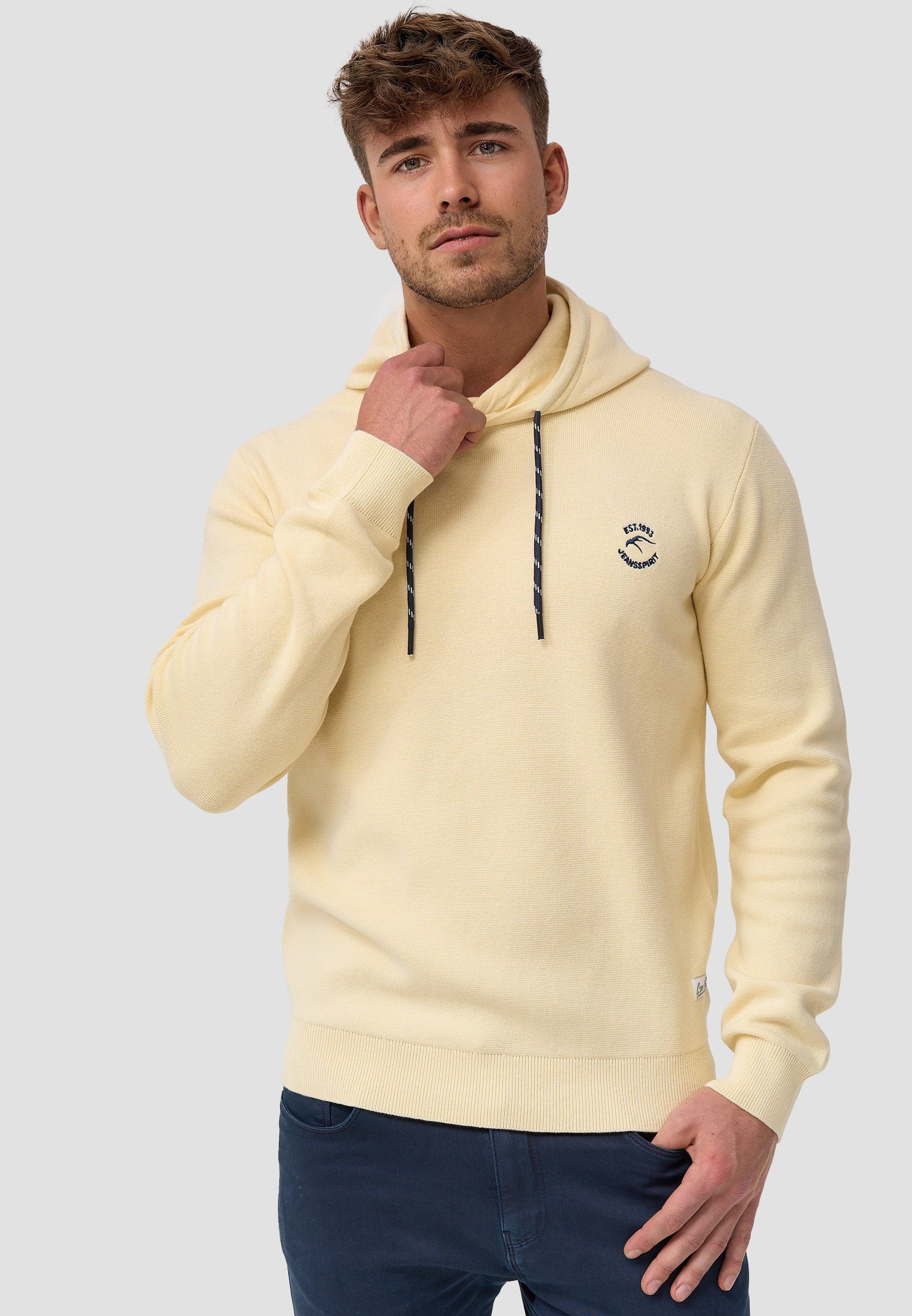Indicode Hoodie Herren Longview Sweatshirt Kapuze Herrenhoodie (Kapuzenpullover)