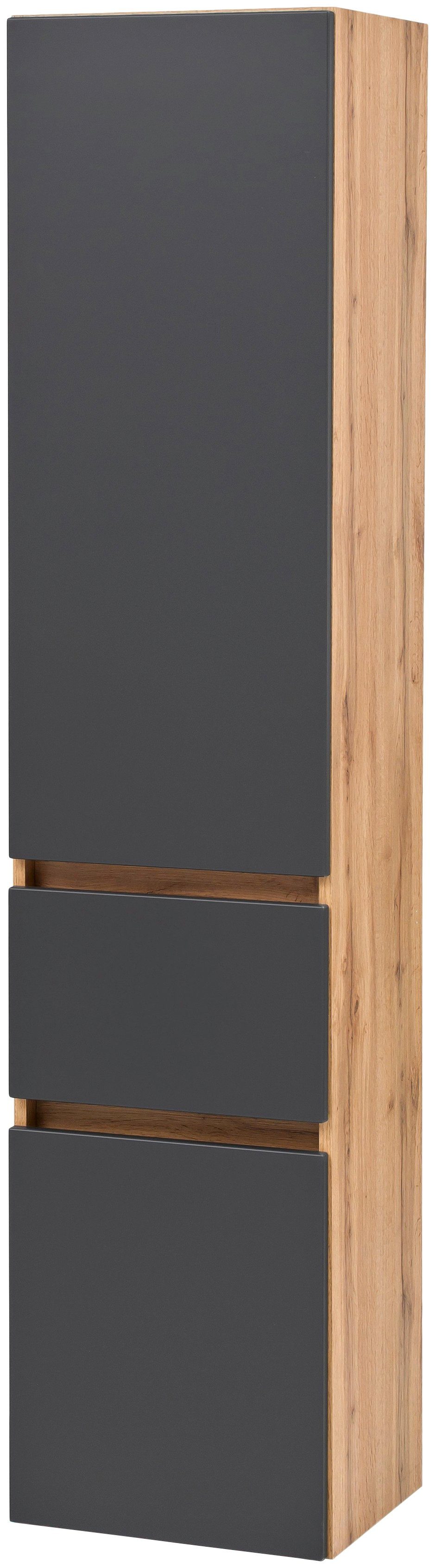 welltime Seitenschrank "Kaunas" 40 cm breit, mit Schubkasten, Soft-Close-Fu günstig online kaufen