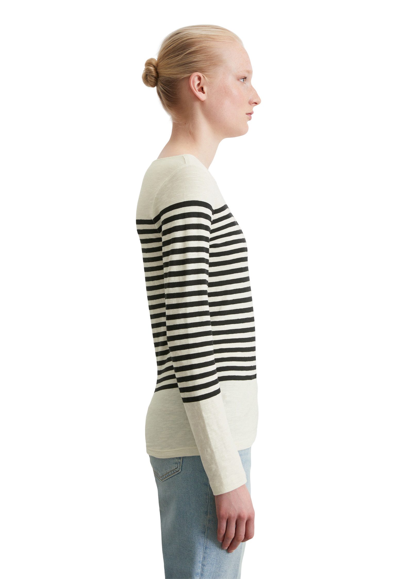 Marc O'Polo Langarmshirt aus Slubjersey günstig online kaufen