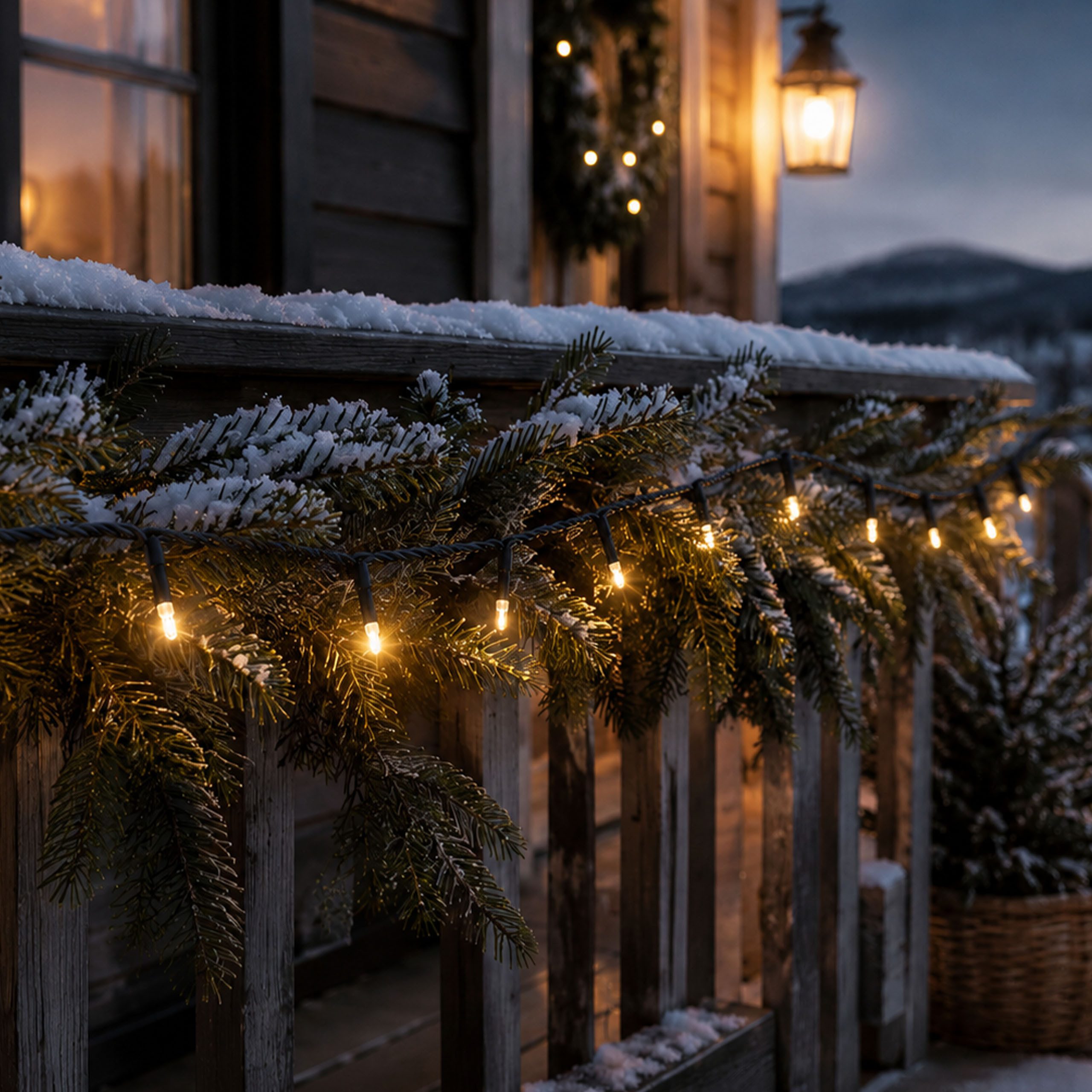 OTTO home LED-Lichterkette in 3/6/12/18 u. 24 m Länge, warmweiß, Timer, Indoor, Outdoor, Garten, 6/18h Timer, schwarz o. weiß, 5m Zuleitung, innen, außen, Balkon