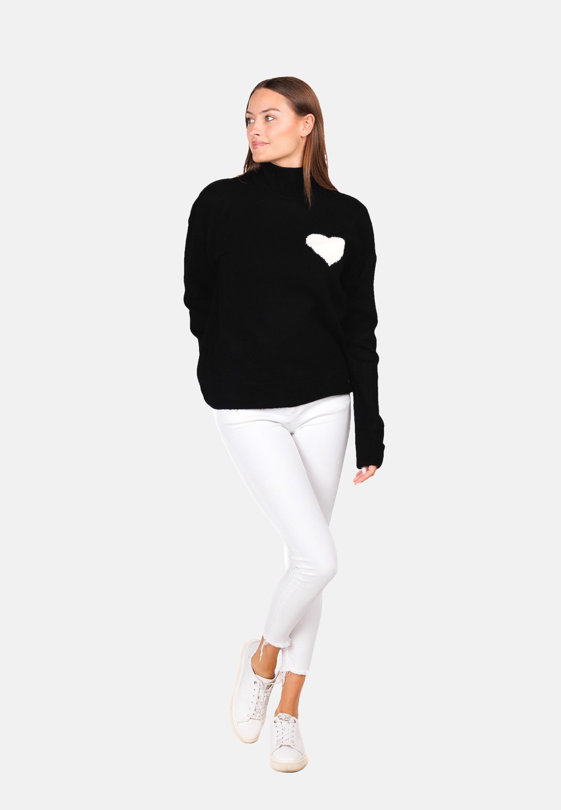 Key Largo Strickpullover Pullover TENDER Strickpullover Steh-Kragen (1-tlg)