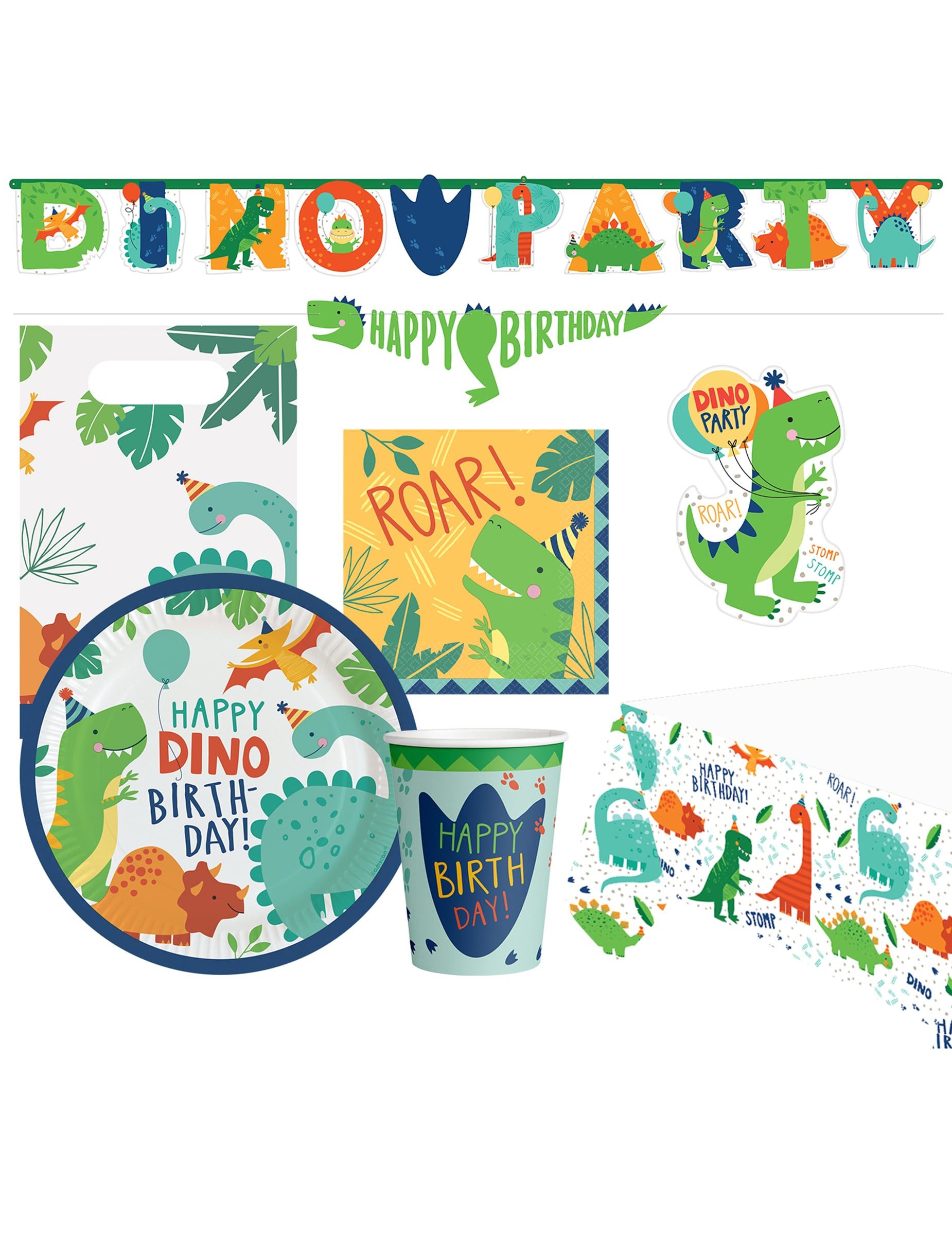 Riethmüller Kostüm Dino Geburtstagsset 51-teilig