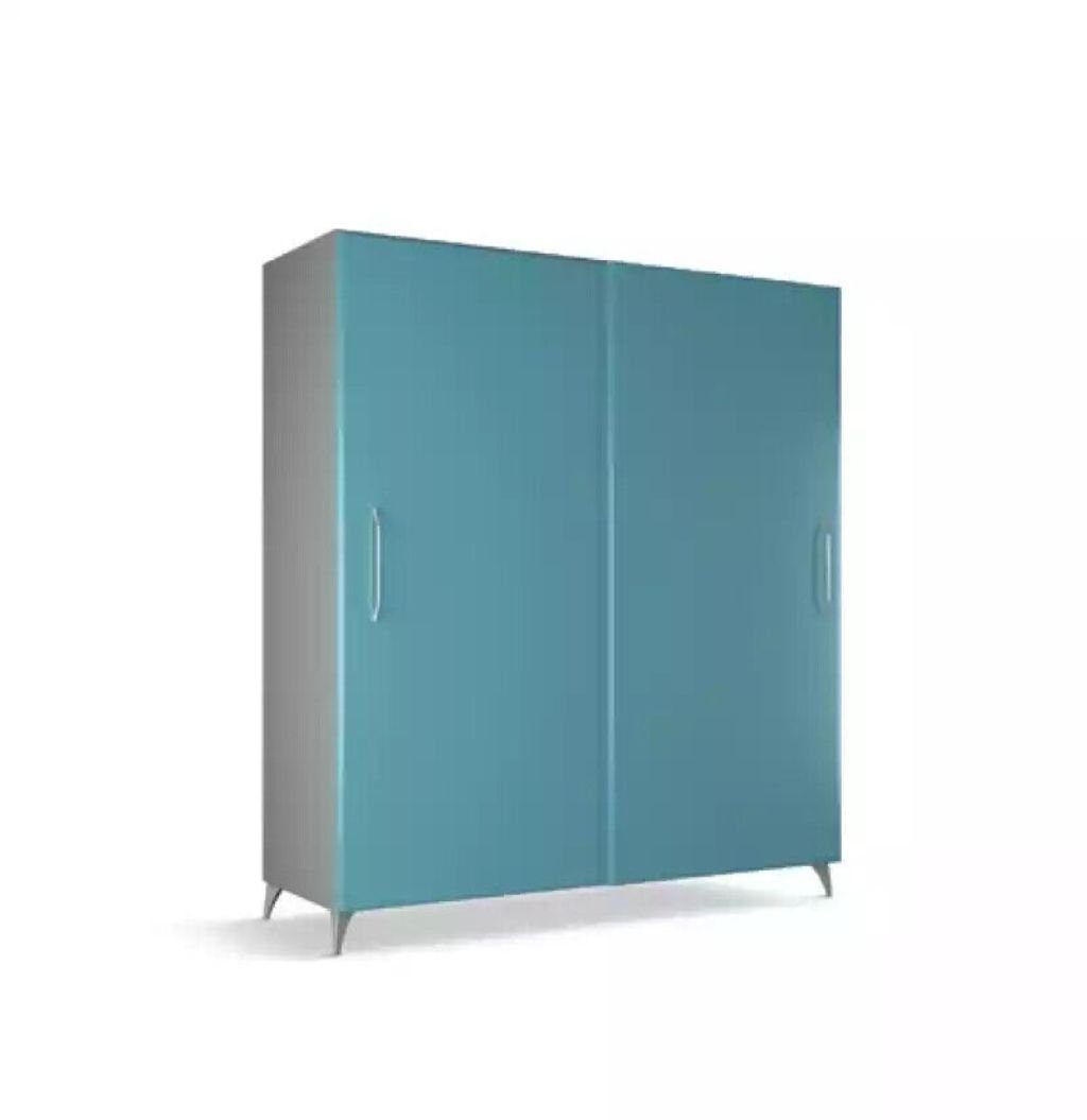 Italy JVmoebel (1-St., Blau Schrank 1x Kleiderschrank Schlafzimmer Made in Kleiderschrank) Modern Kleiderschrank Kleiderschränke