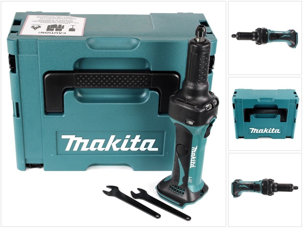 Makita Rundschleifer DGD 800 ZJ Akku Прямая шлифовальная машина 18V 26.000min-1 Solo im Makpac - ohne